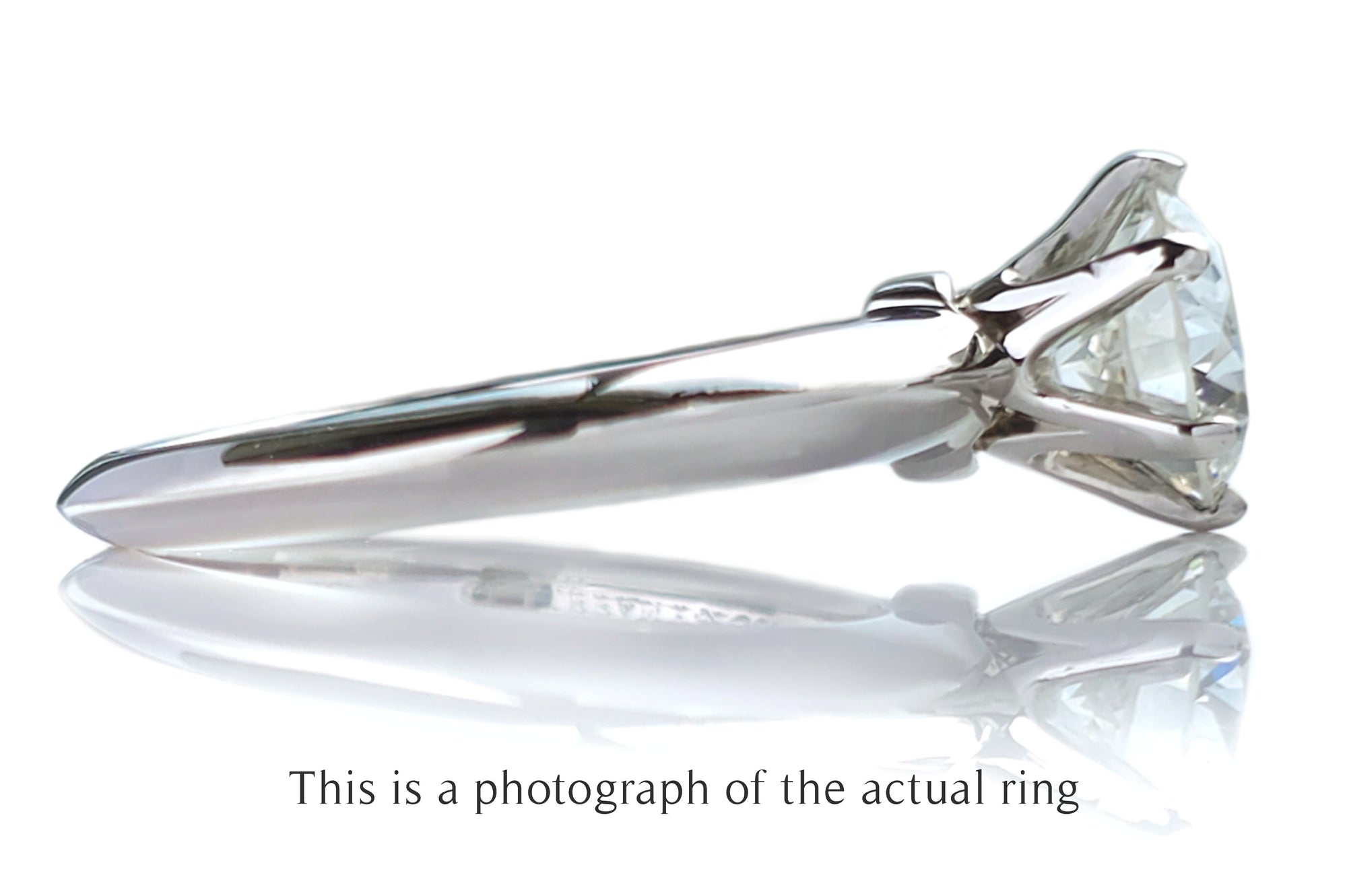 Tiffany & Co 1.19ct H/VS2 Round Brilliant Diamond Engagement Ring