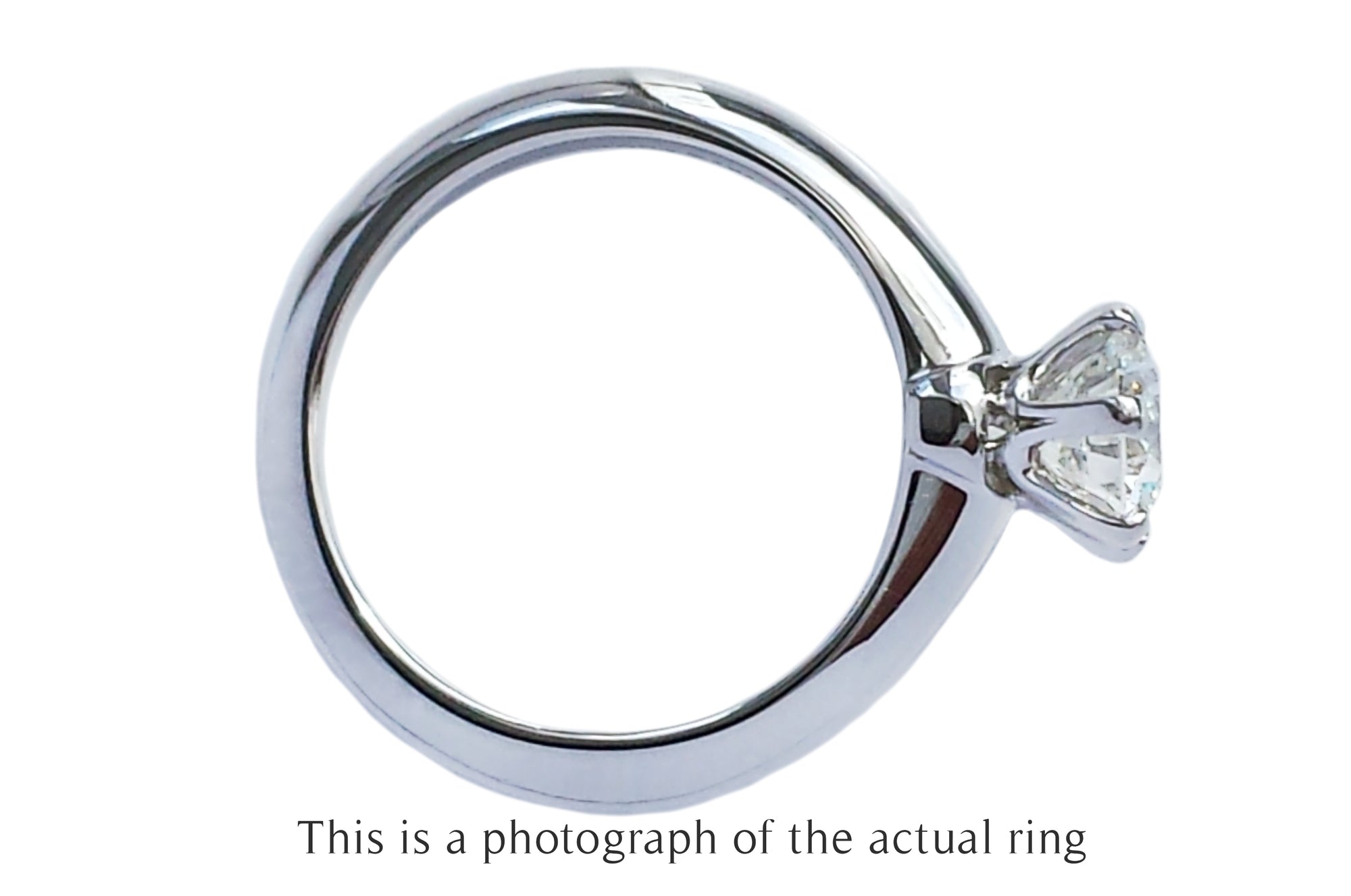 Tiffany & Co 0.79ct H/VVS2 Round Brilliant Diamond Engagement Ring