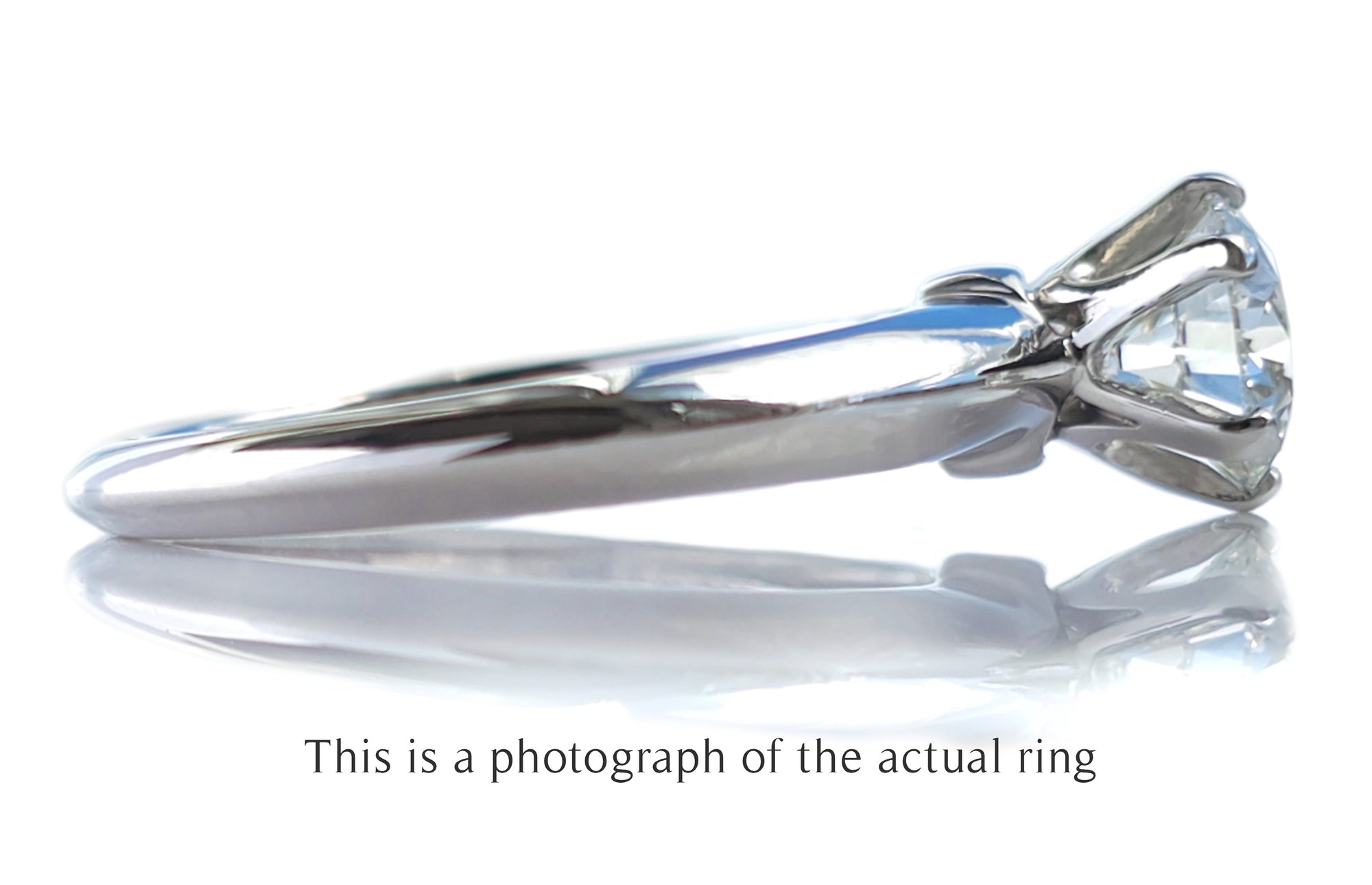 Tiffany & Co 0.79ct H/VVS2 Round Brilliant Diamond Engagement Ring