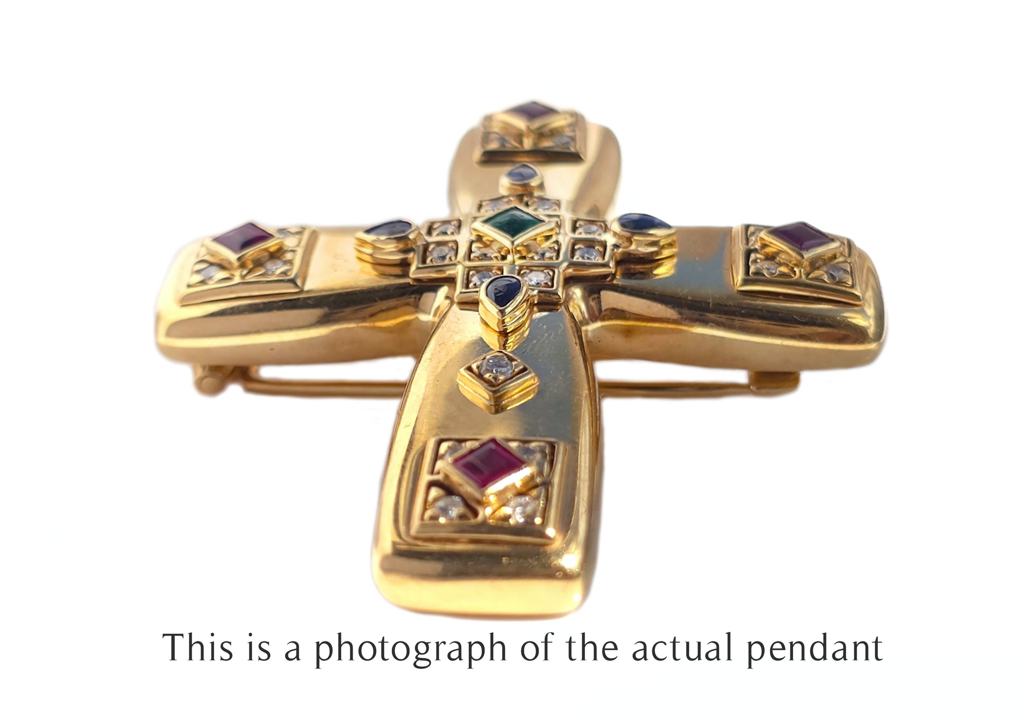 Cartier Byzantine Cross Pendant & Brooch