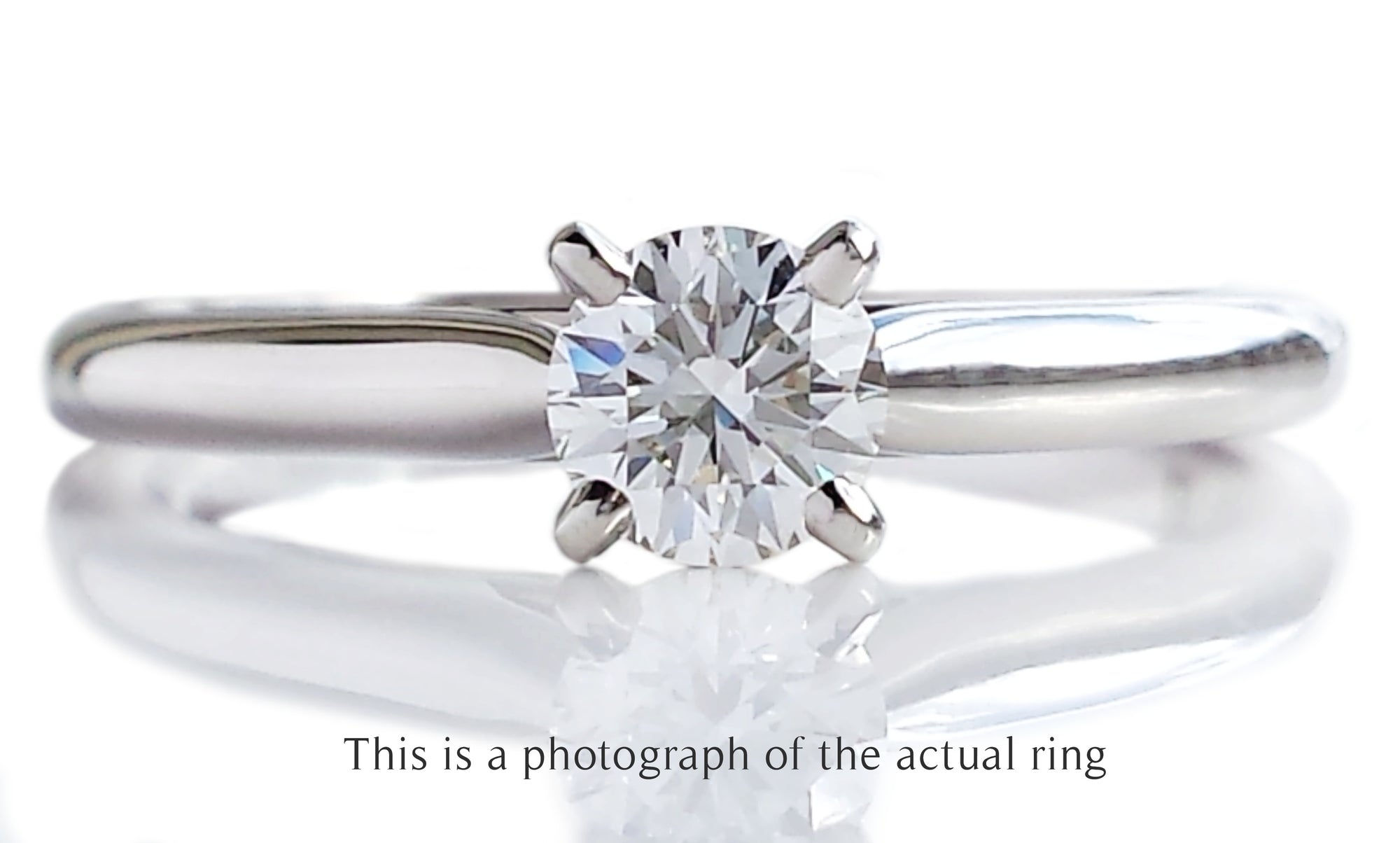 Cartier 0.32ct G/VVS1 1895 Round Brilliant Diamond Engagement Ring