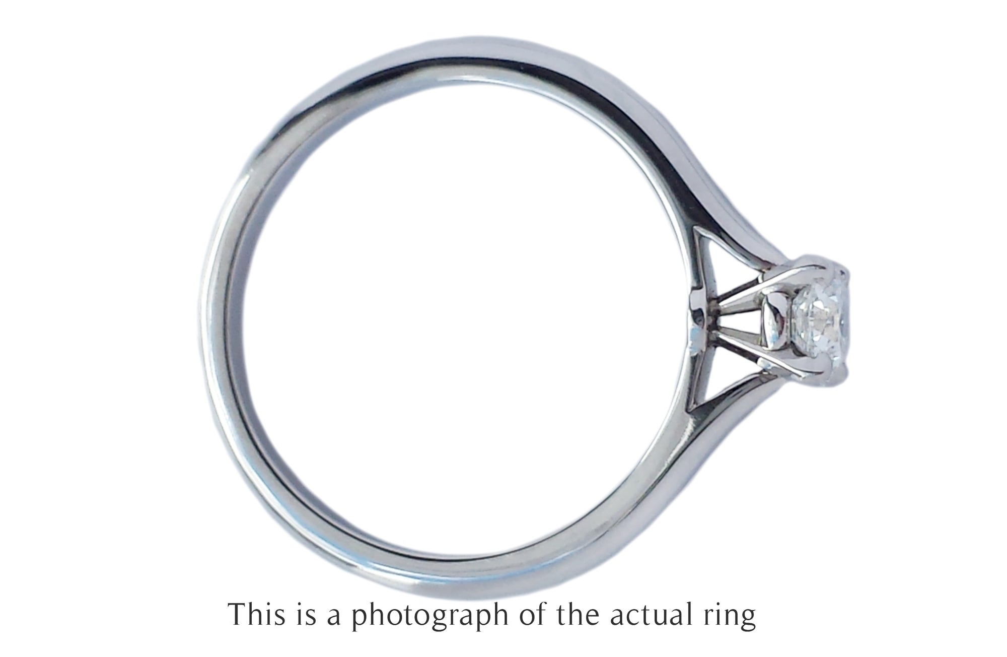 Cartier 0.32ct G/VVS1 1895 Round Brilliant Diamond Engagement Ring