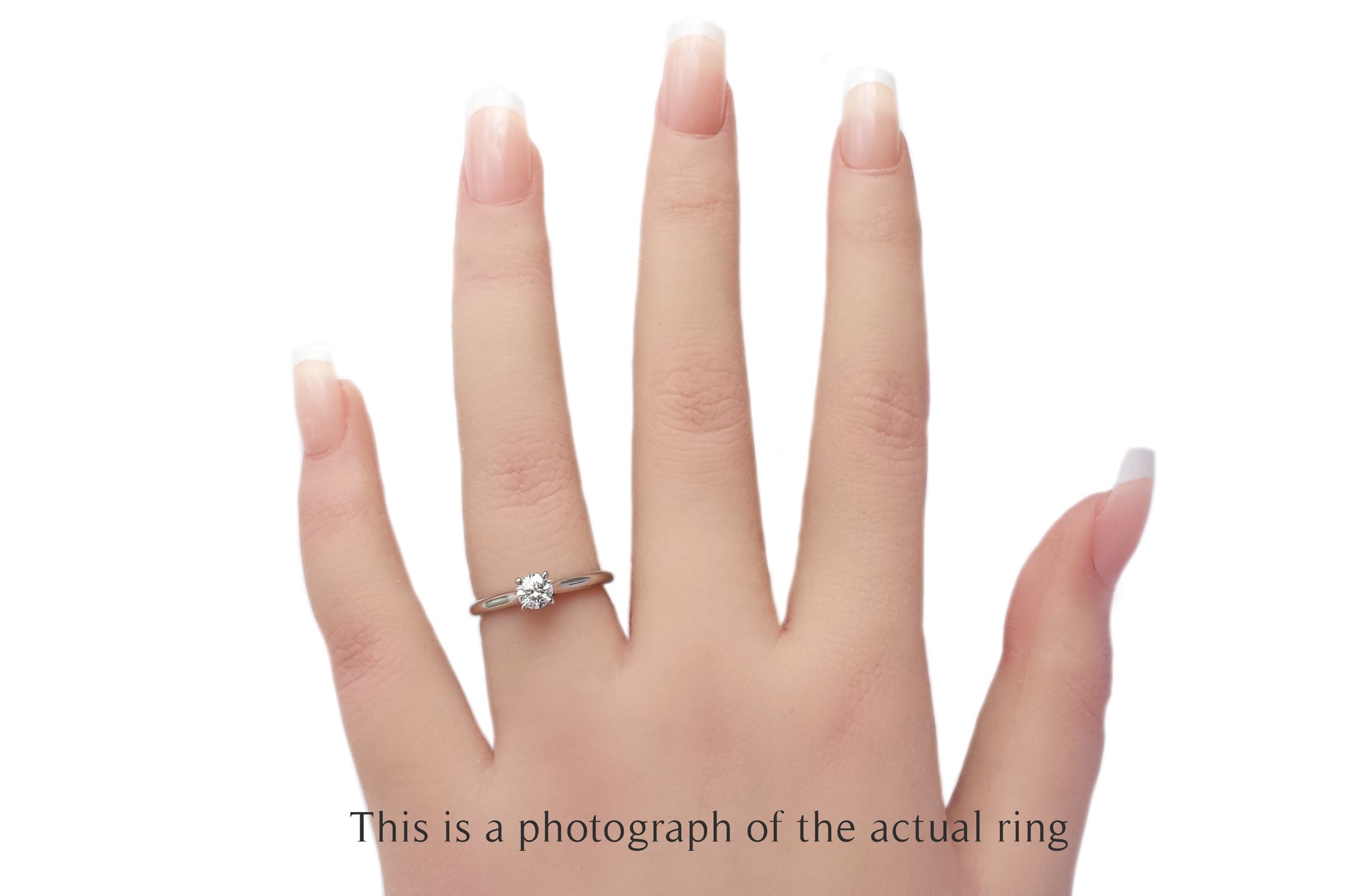 Cartier 0.32ct G/VVS1 1895 Round Brilliant Diamond Engagement Ring