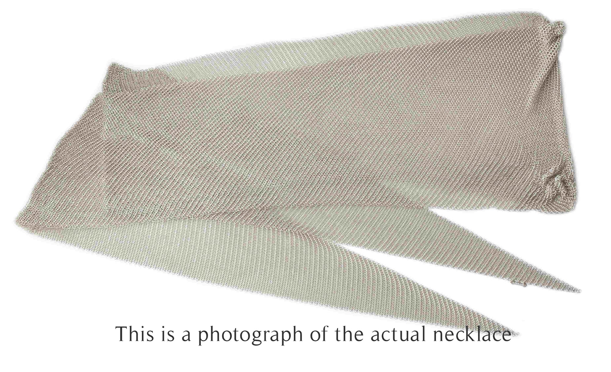 Tiffany & Co Elsa Peretti Large Silver Mesh Scarf Necklace