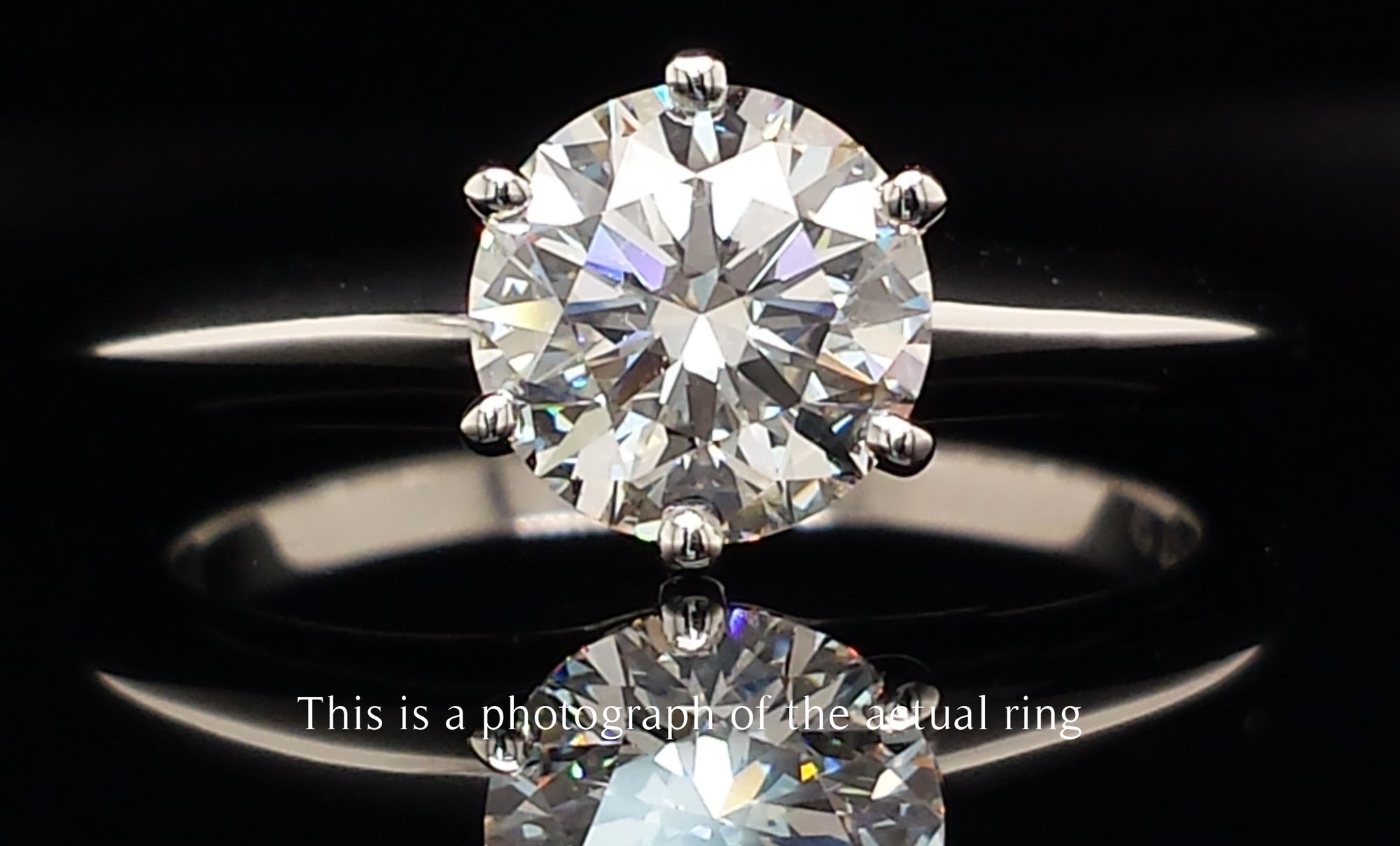 Tiffany & Co. 1.15ct H/SI1 Round Brilliant Diamond Engagement Ring