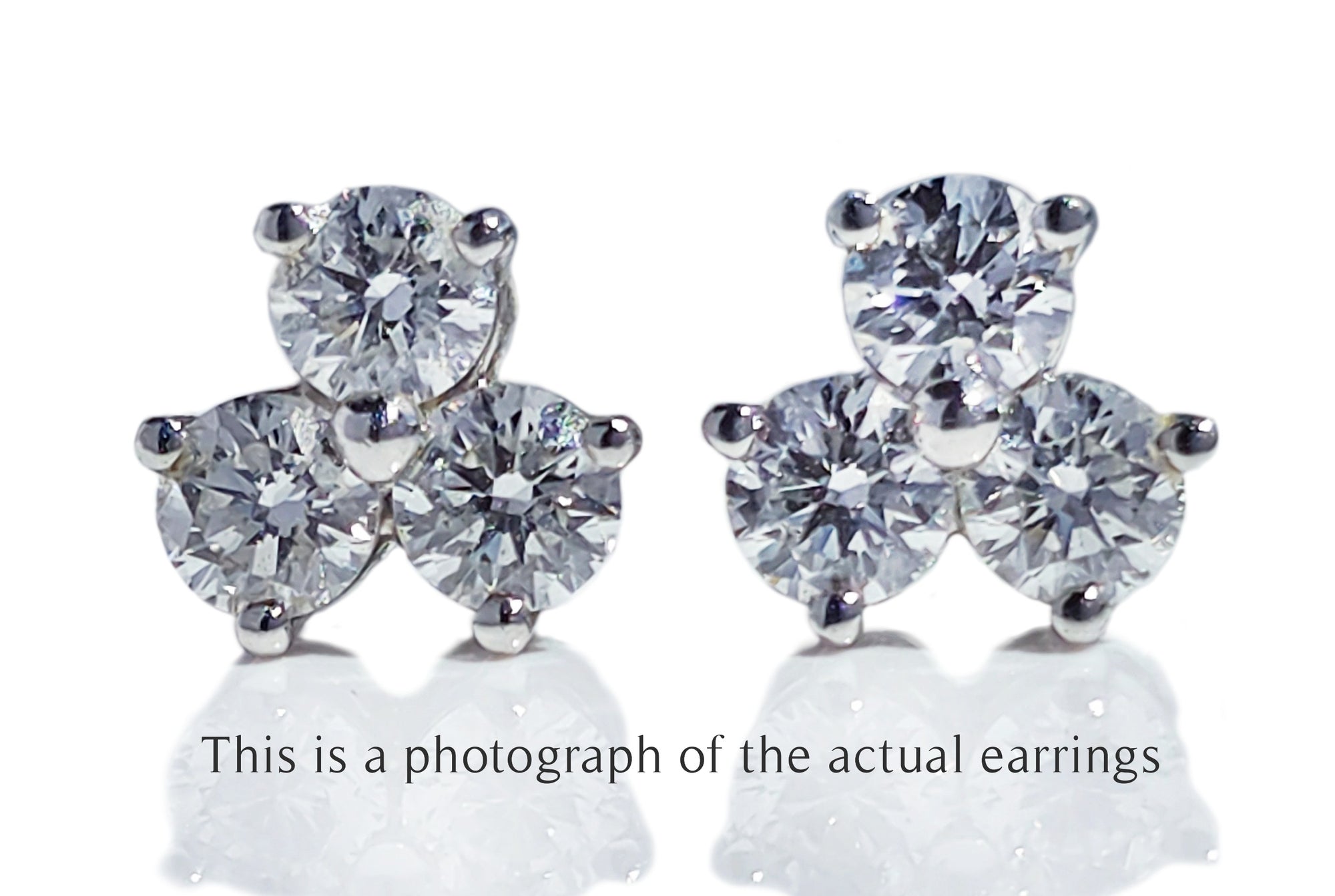 Tiffany & Co Aria 0.60ct Diamond Platinum Earrings