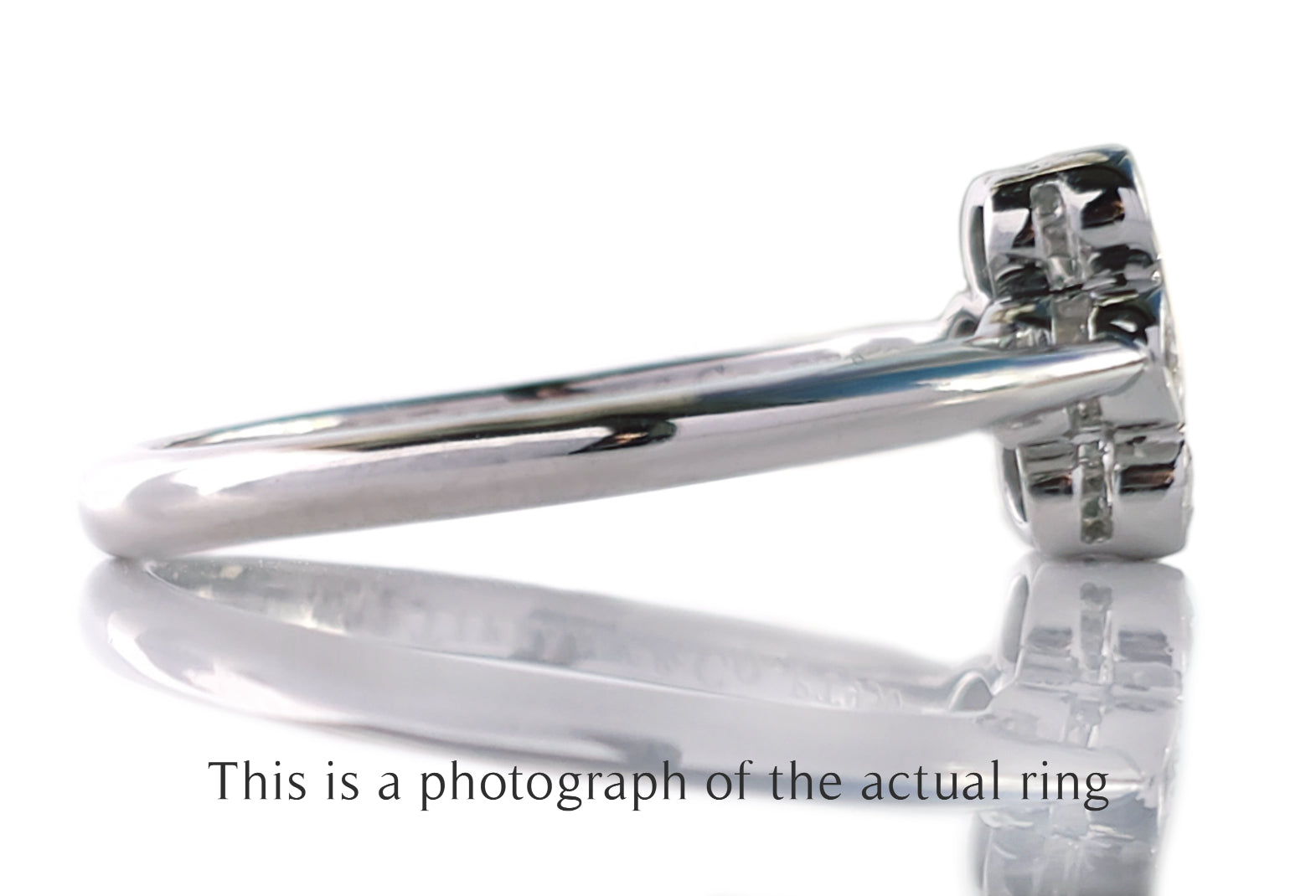Tiffany & Co Vintage Flower Diamond Engagement Ring