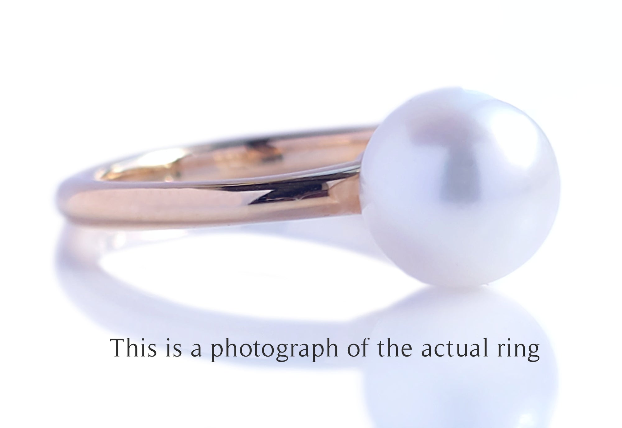 Tiffany & Co Pearl 18k Rose Gold Ring