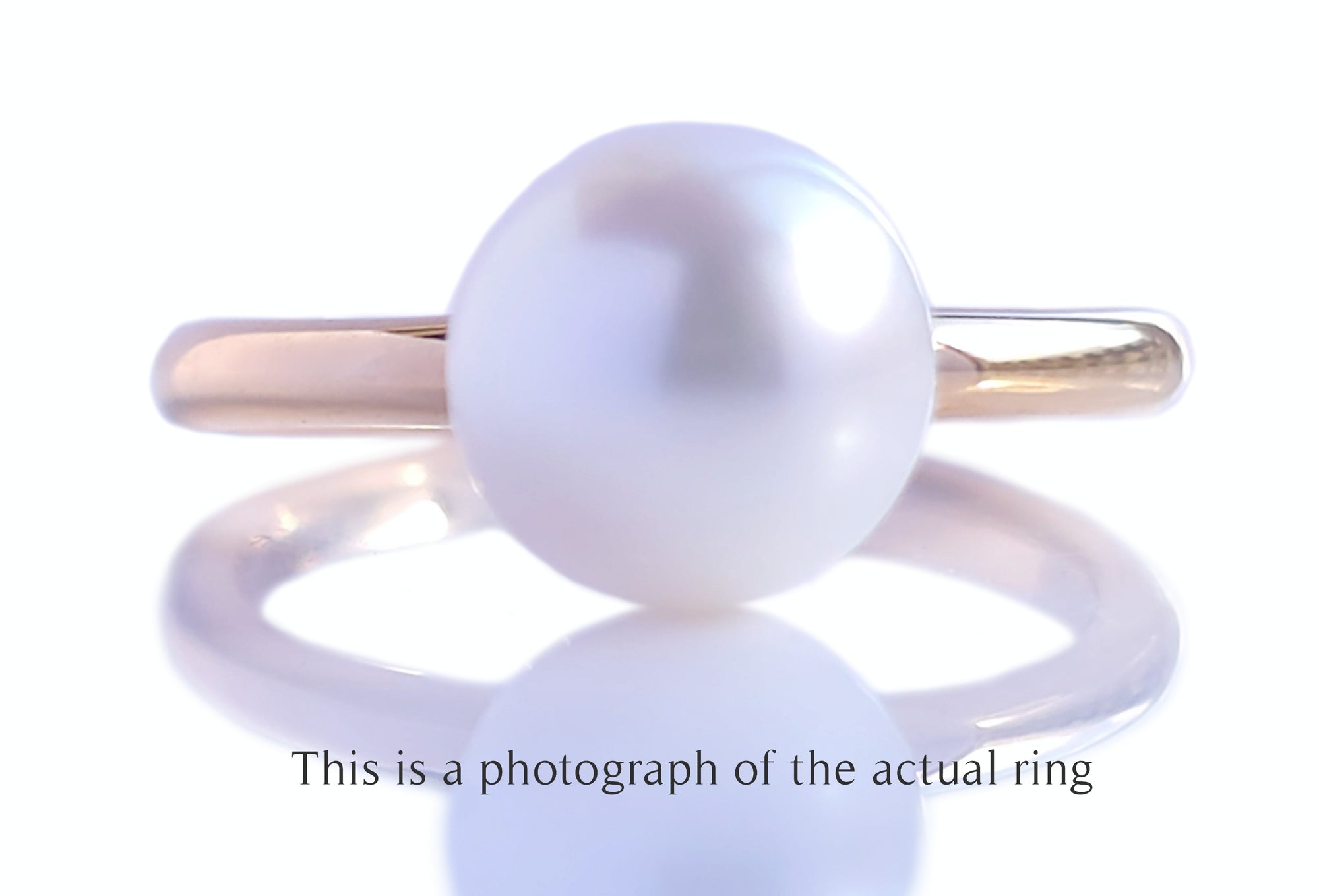 Tiffany & Co Pearl 18k Rose Gold Ring