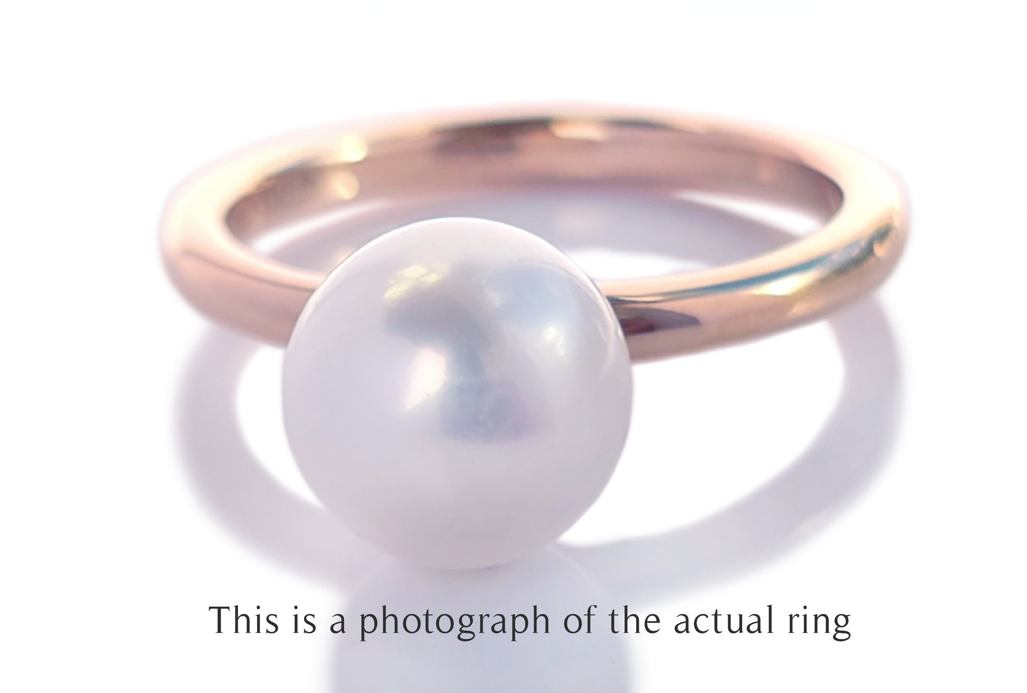 Tiffany & Co Pearl 18k Rose Gold Ring