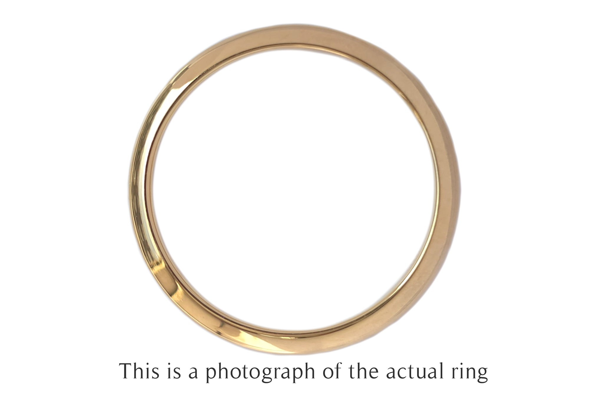Tiffany & Co 2mm 18k Gold Knife Edge Wedding Band Ring