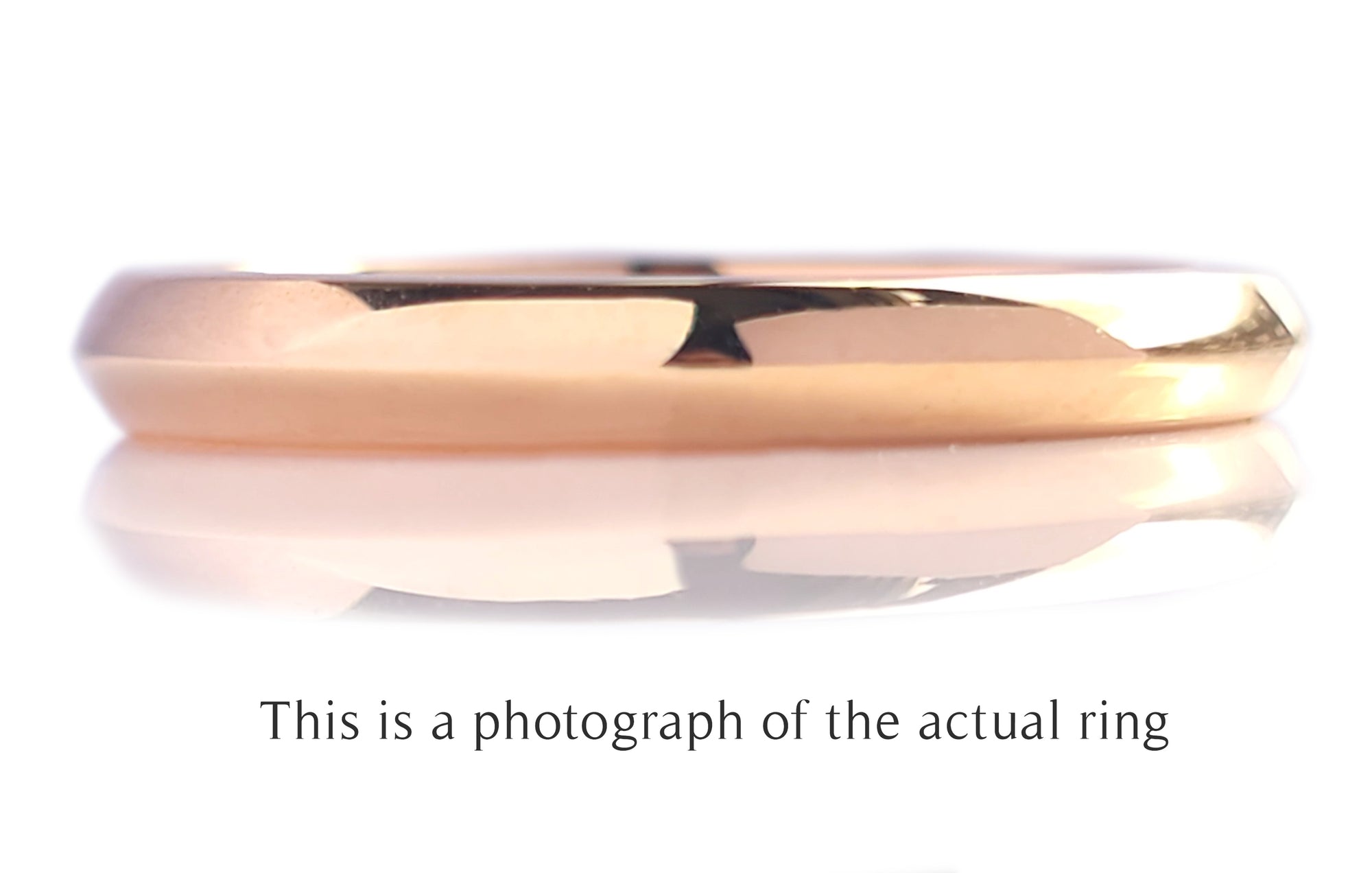 Tiffany & Co 18k Rose Gold Harmony Wedding Band