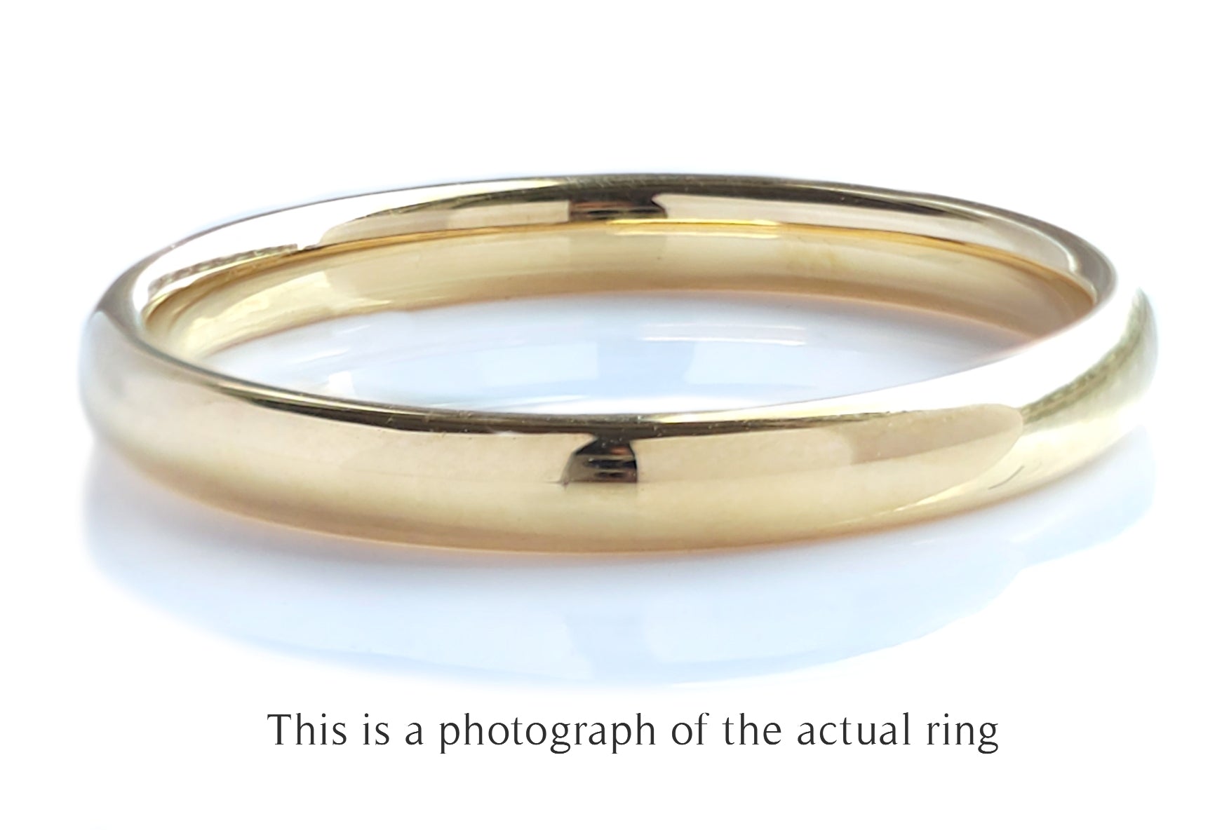 Tiffany & Co 2.5mm Forever 18k Gold Wedding Band Ring
