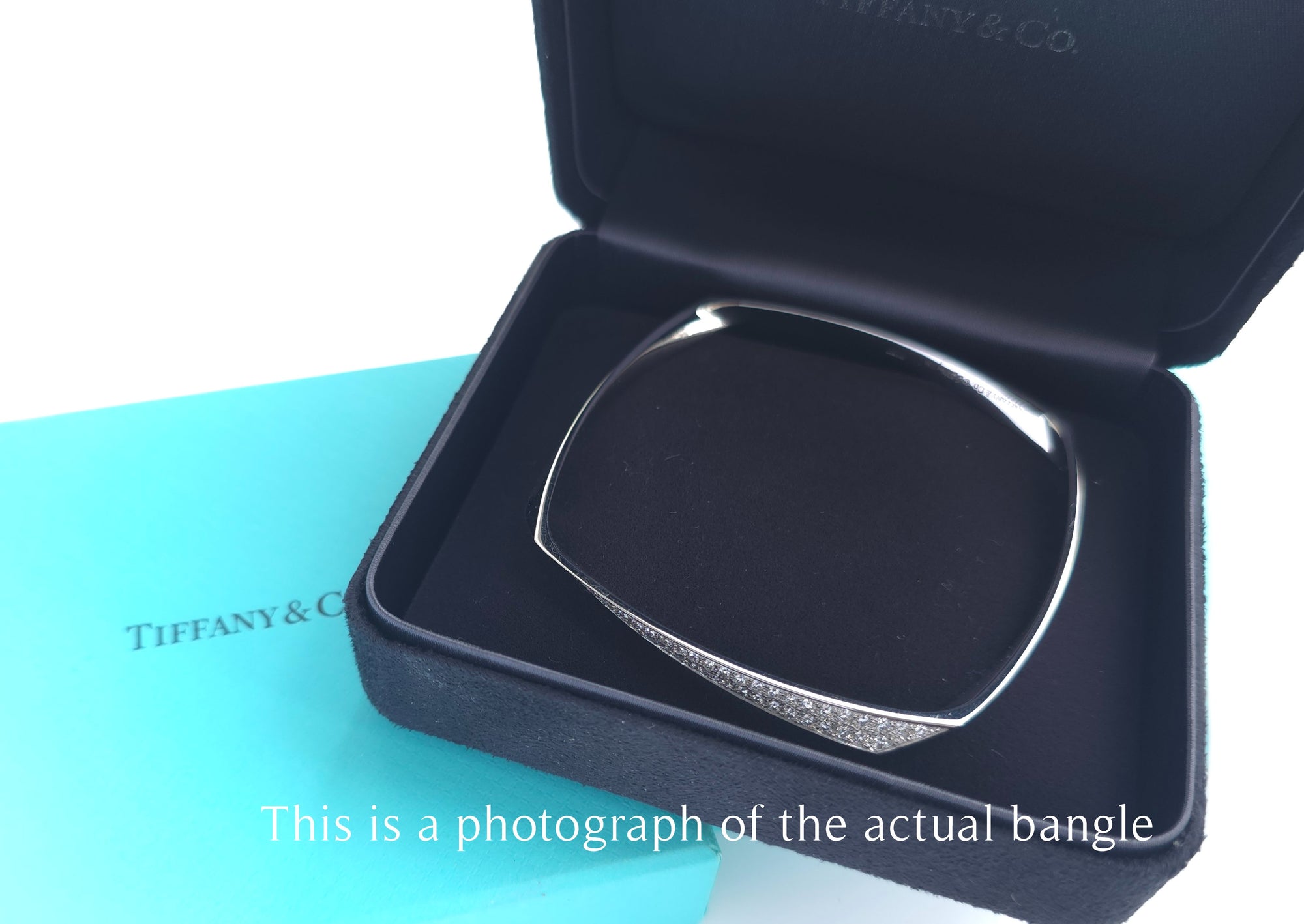 Tiffany & Co Frank Gehry Diamond Torque Bracelet