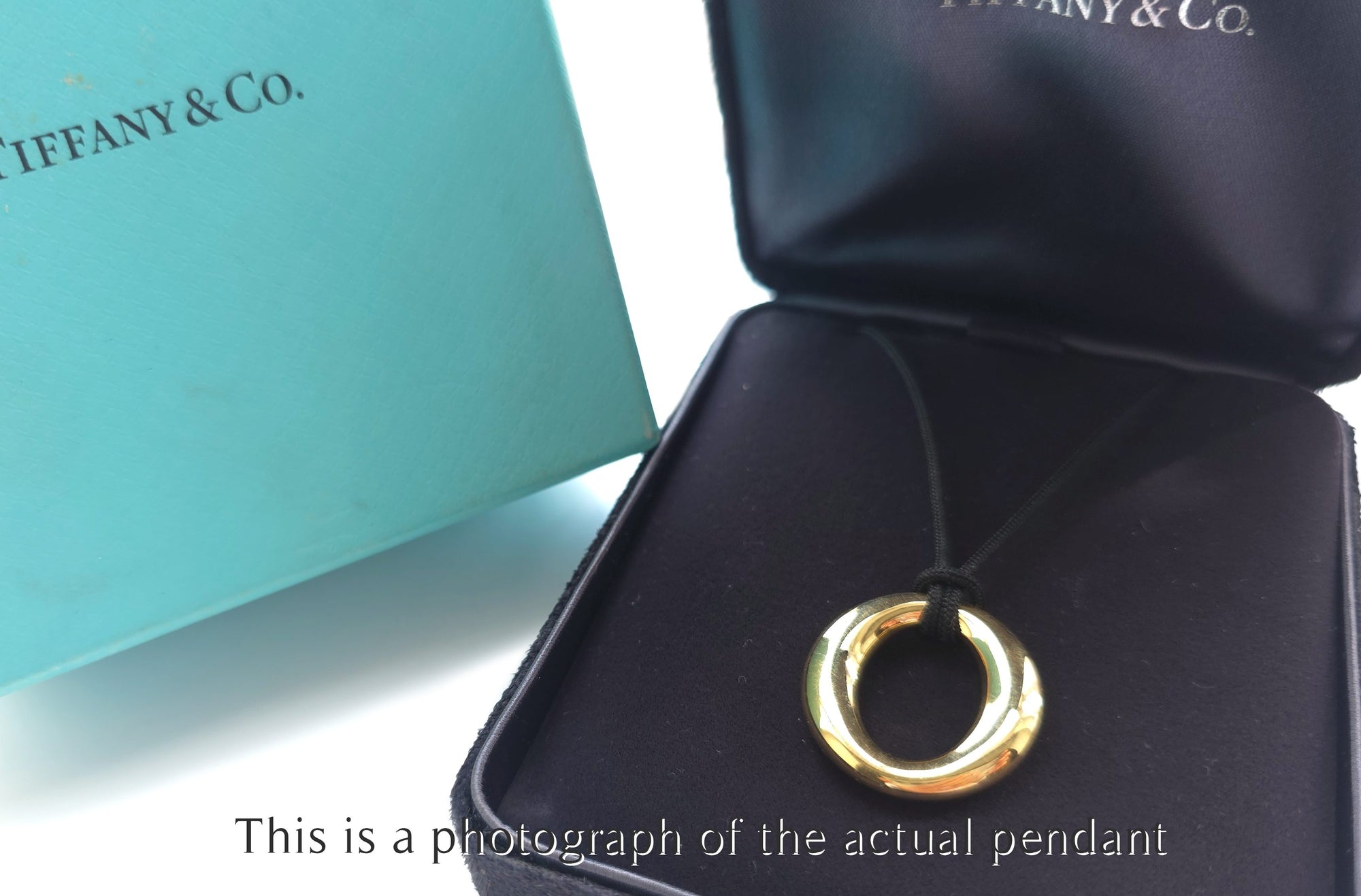 Tiffany & Co Sevillana Elsa Peretti Pendant 18k Yellow Gold