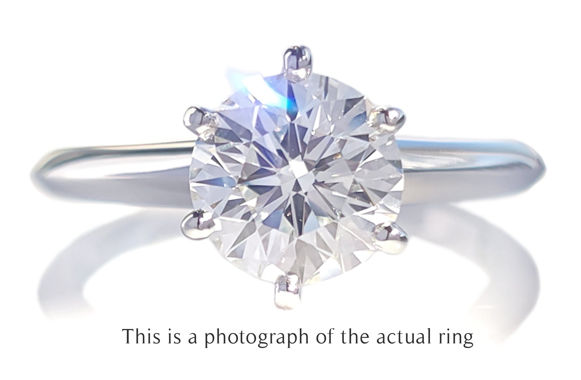Tiffany & Co 1.22ct I/VS1 Round Brilliant Diamond Engagement Ring