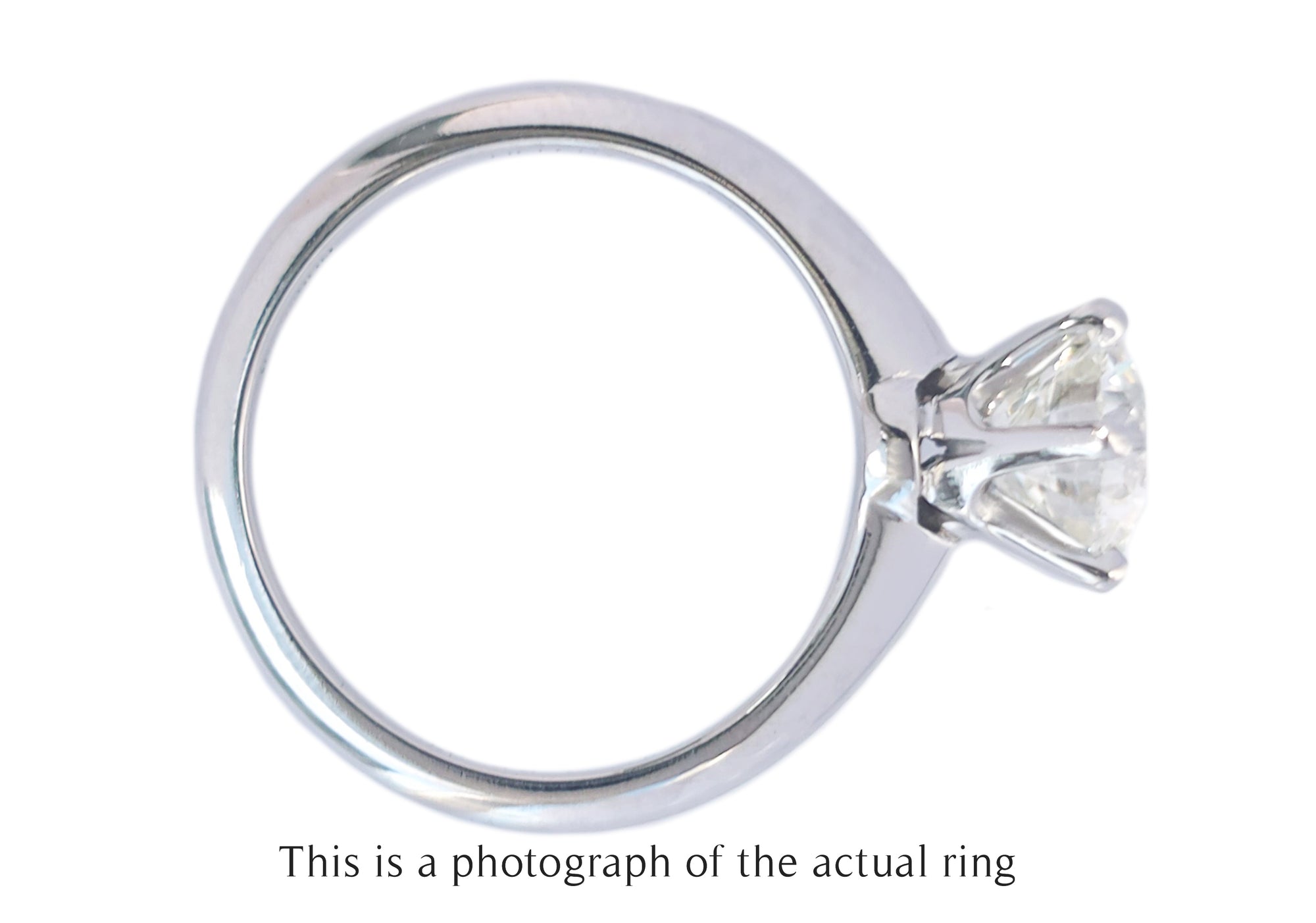 Tiffany & Co 1.22ct I/VS1 Round Brilliant Diamond Engagement Ring