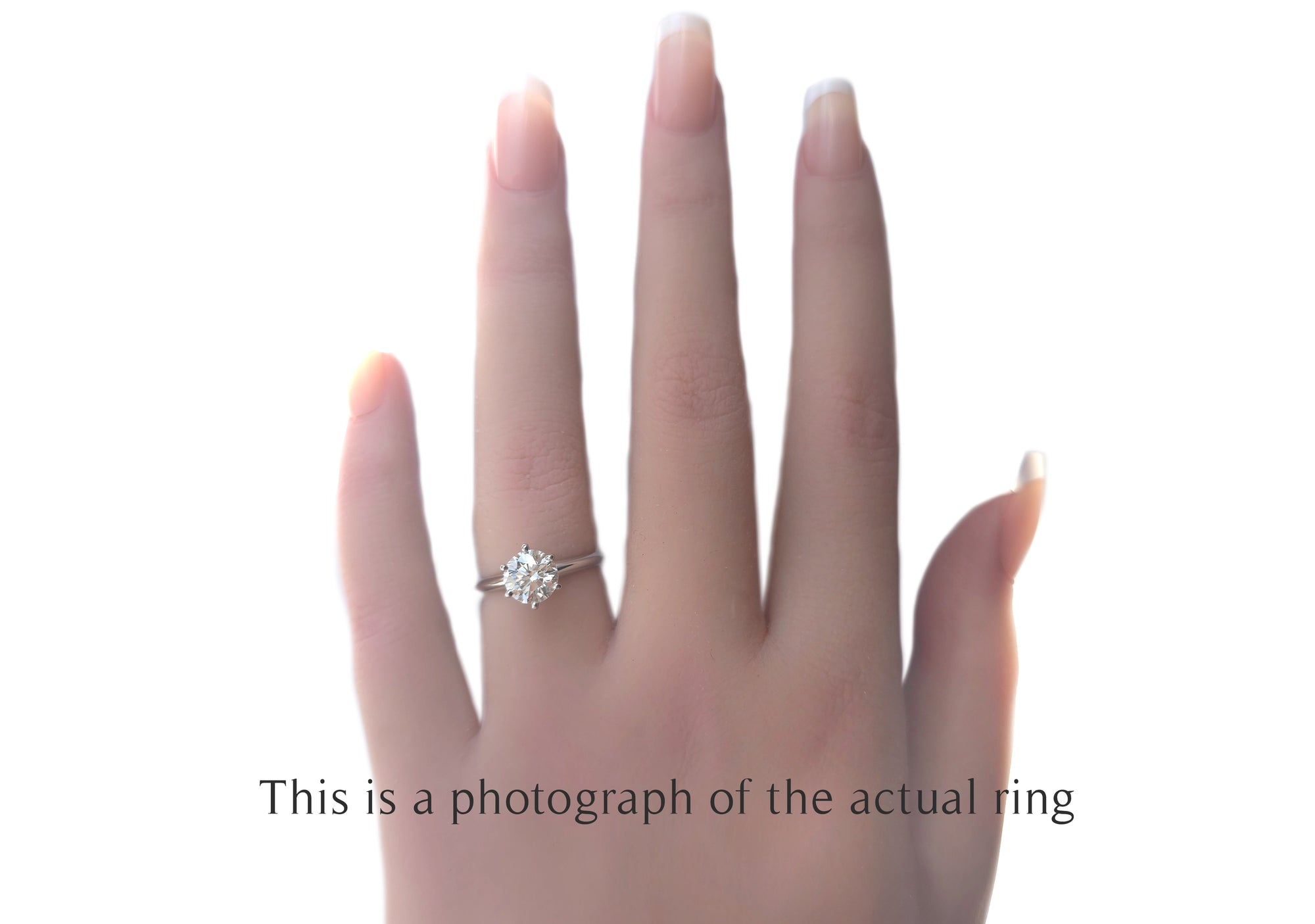 Tiffany & Co 1.22ct I/VS1 Round Brilliant Diamond Engagement Ring