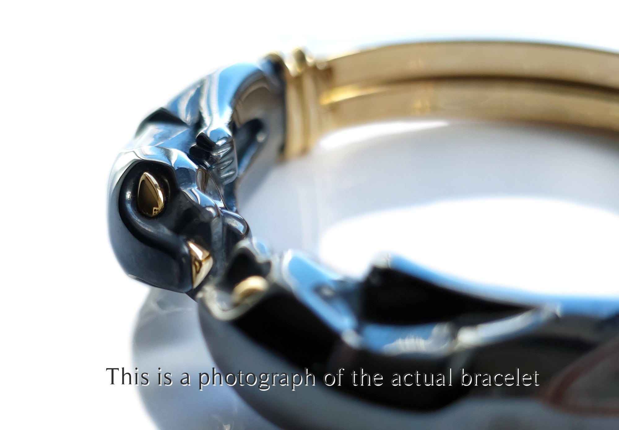 Cartier Silverium Panthere Bracelet Cert + Box