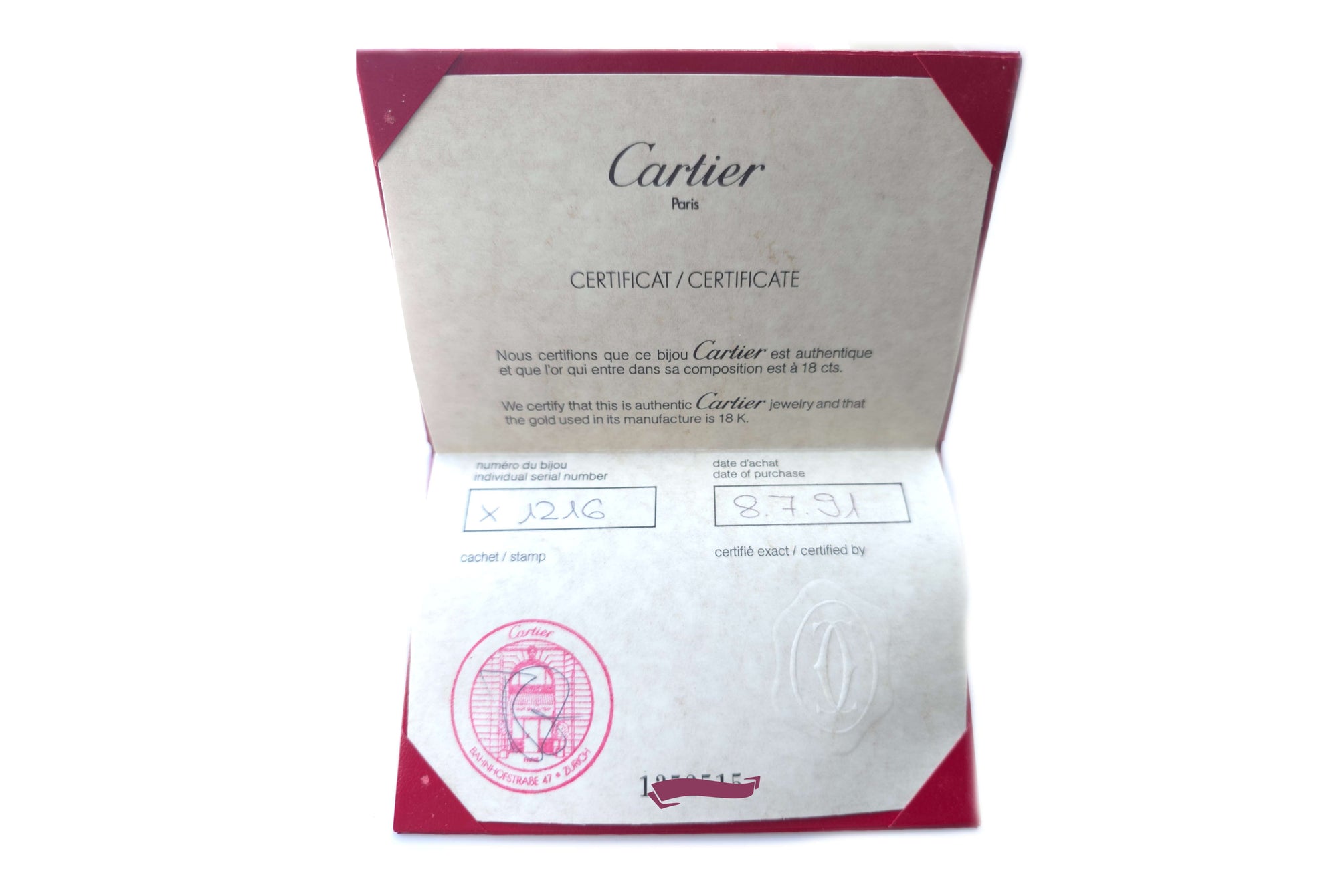 Cartier Silverium Panthere Bracelet Cert + Box
