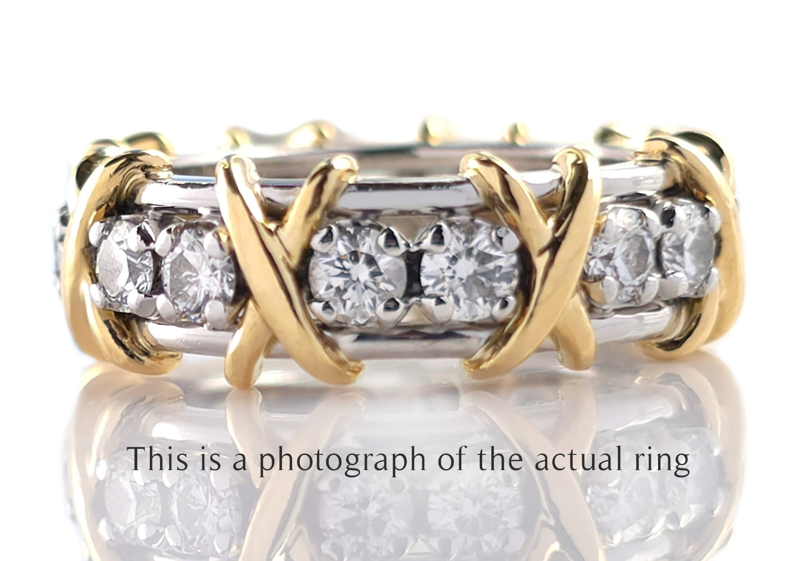 Tiffany & Co 16 Stone Schlumberger Diamond Ring