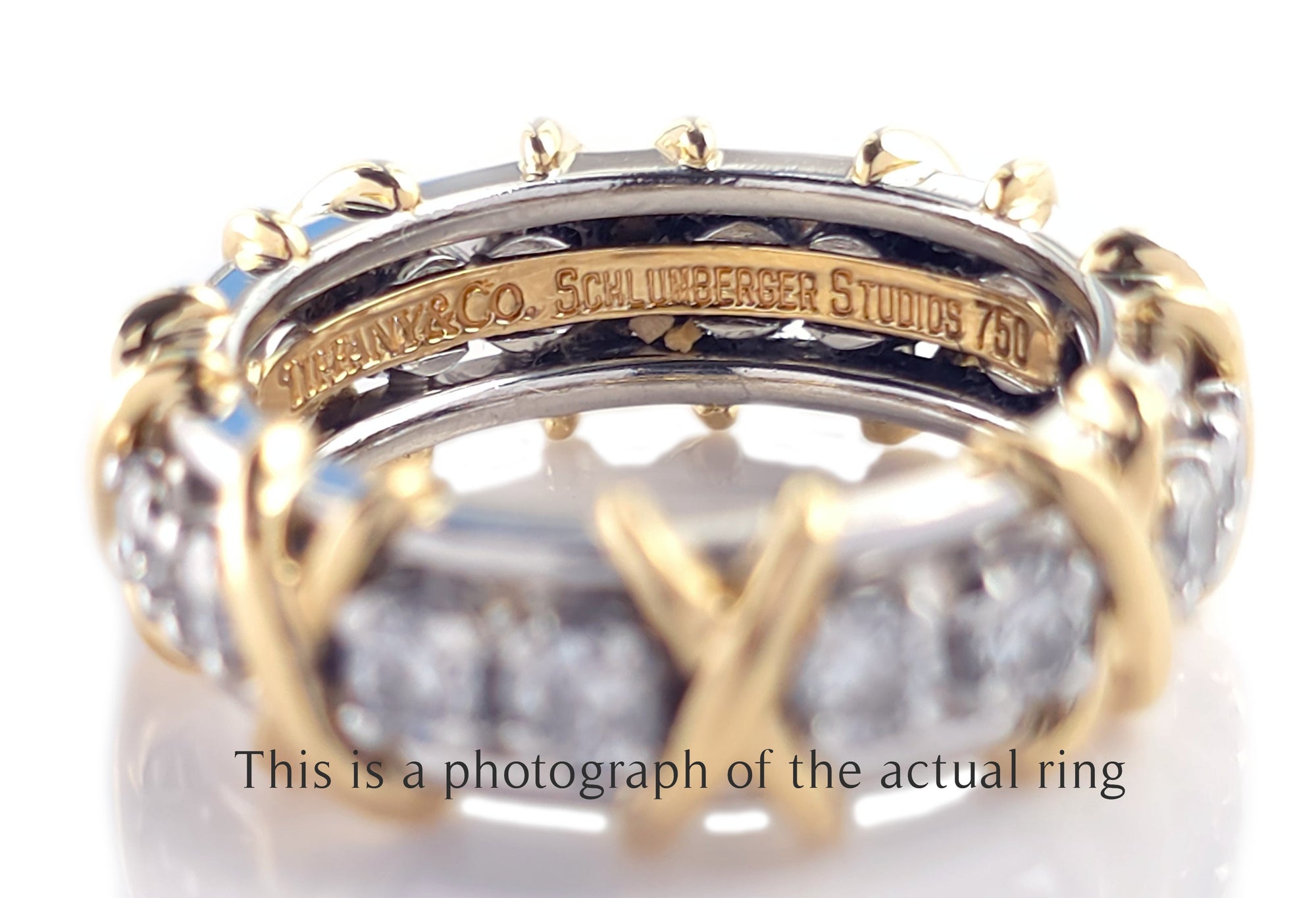 Tiffany & Co 16 Stone Schlumberger Diamond Ring