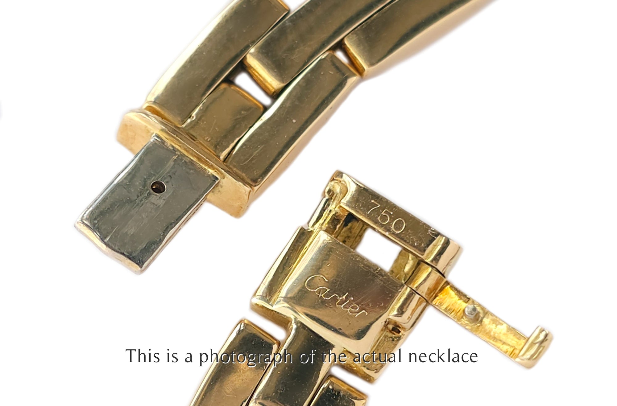 Cartier Maillon Walking Panthere Pendant Necklace