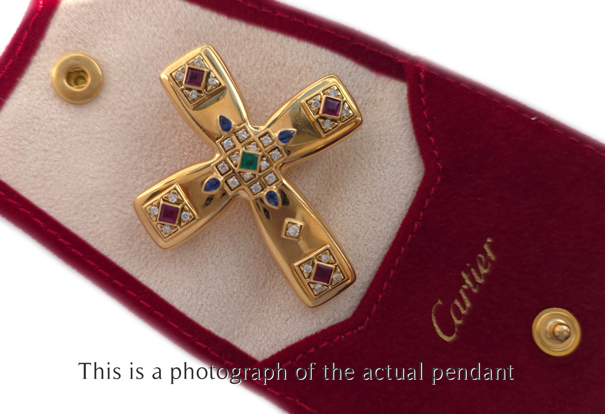 Cartier Byzantine Cross Pendant & Brooch