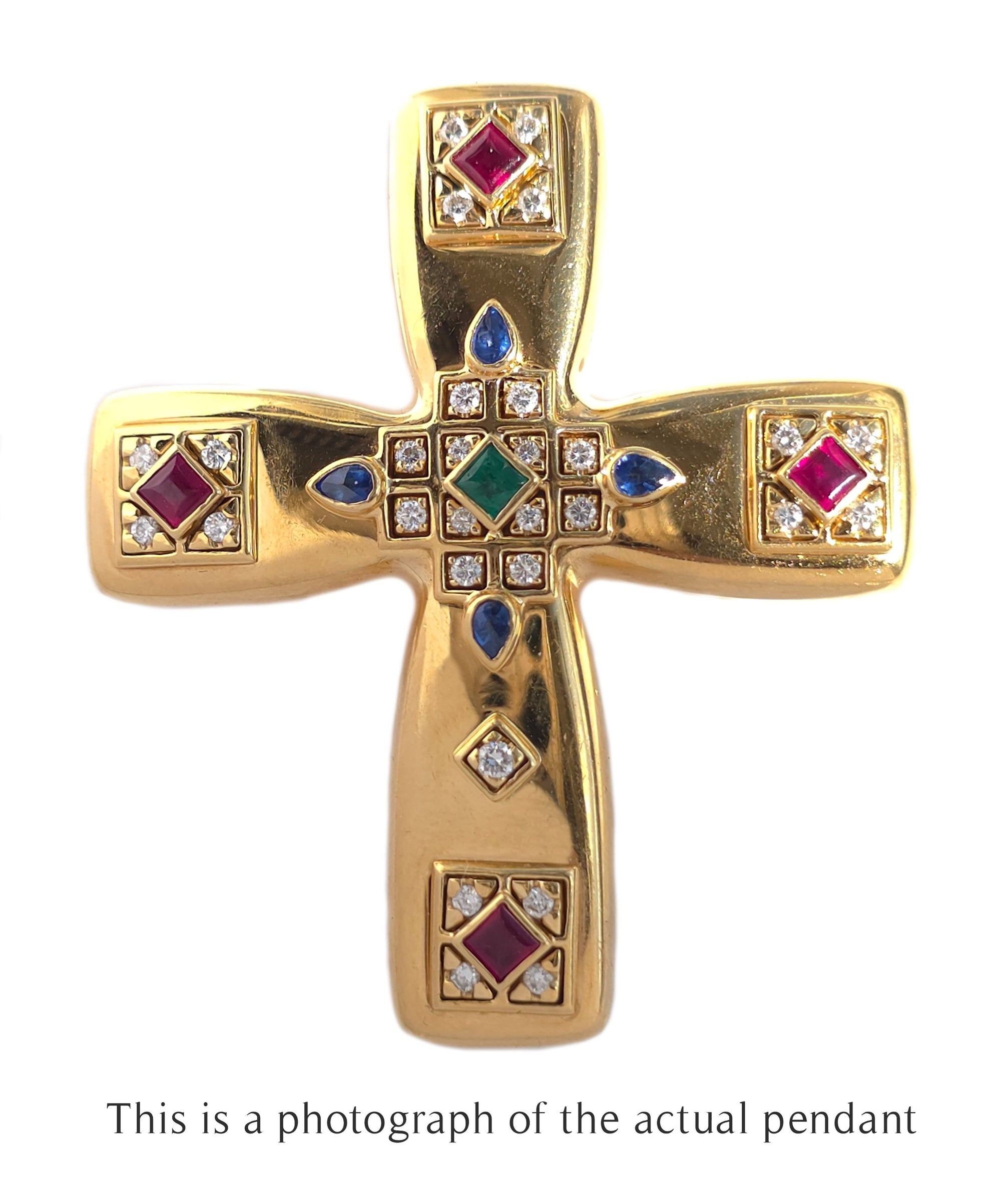 Cartier Byzantine Cross Pendant & Brooch