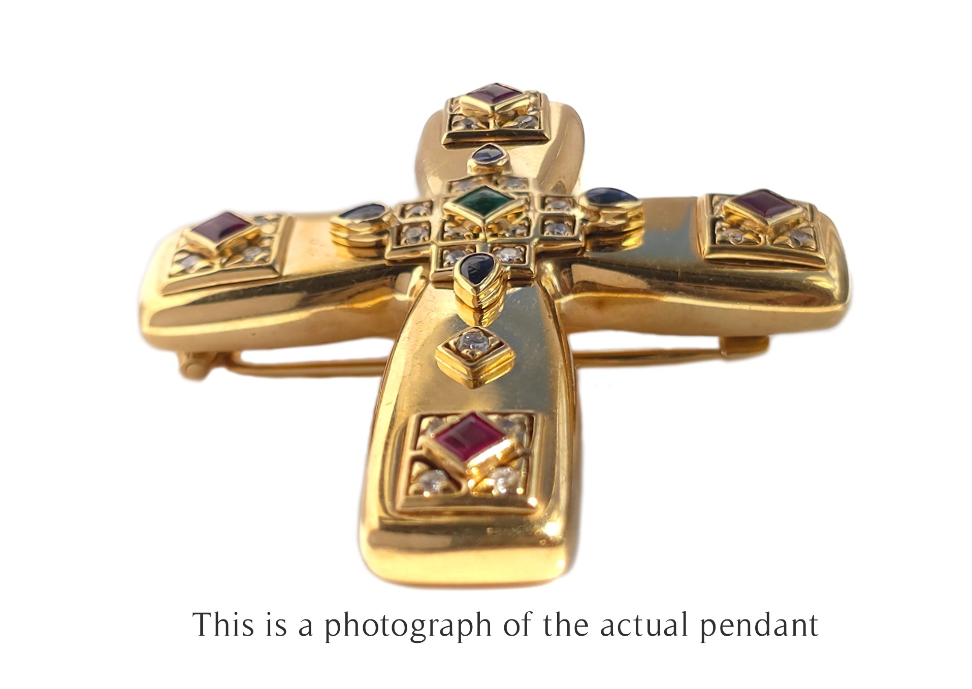 Cartier Byzantine Cross Pendant & Brooch
