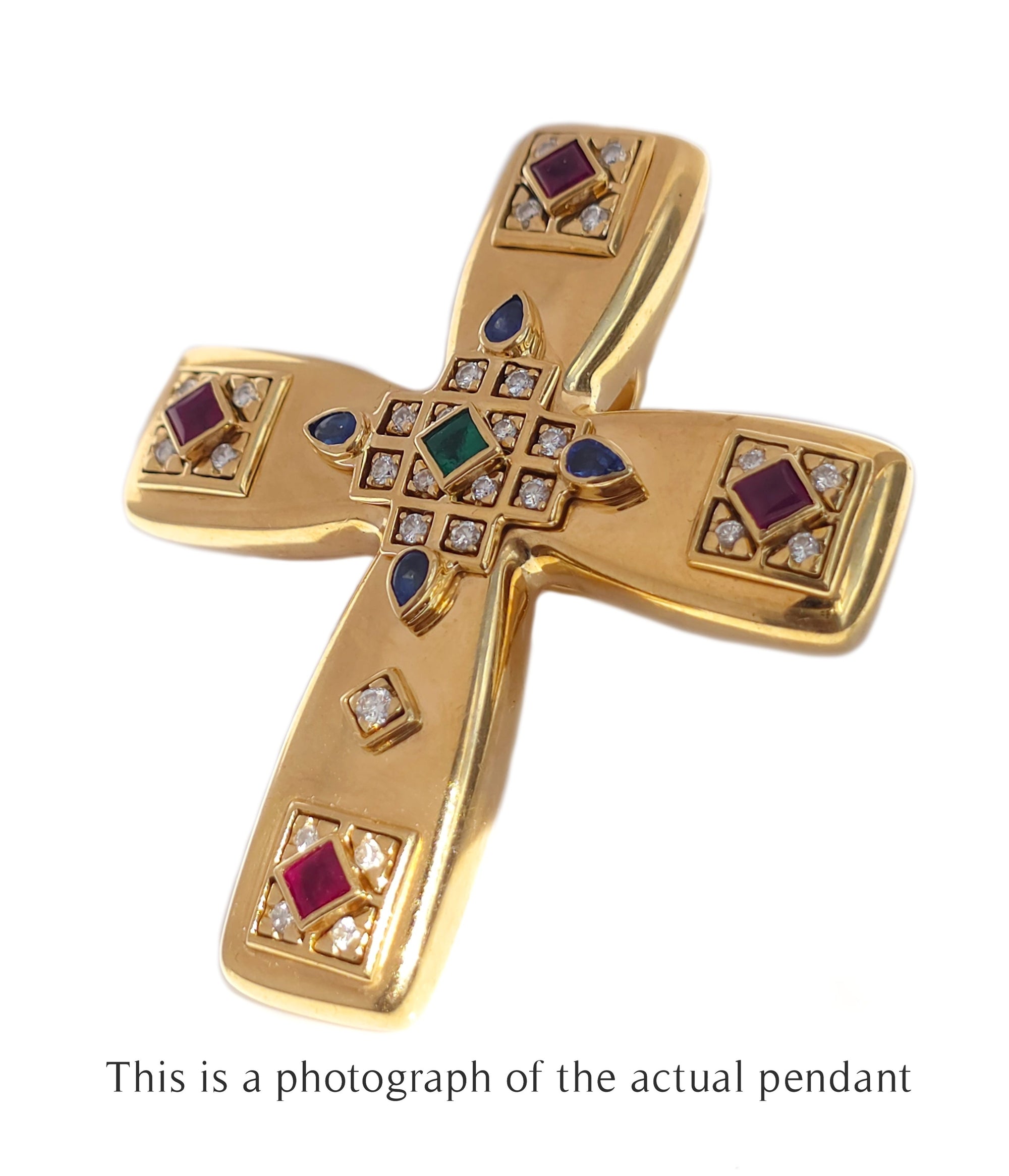 Cartier Byzantine Cross Pendant & Brooch