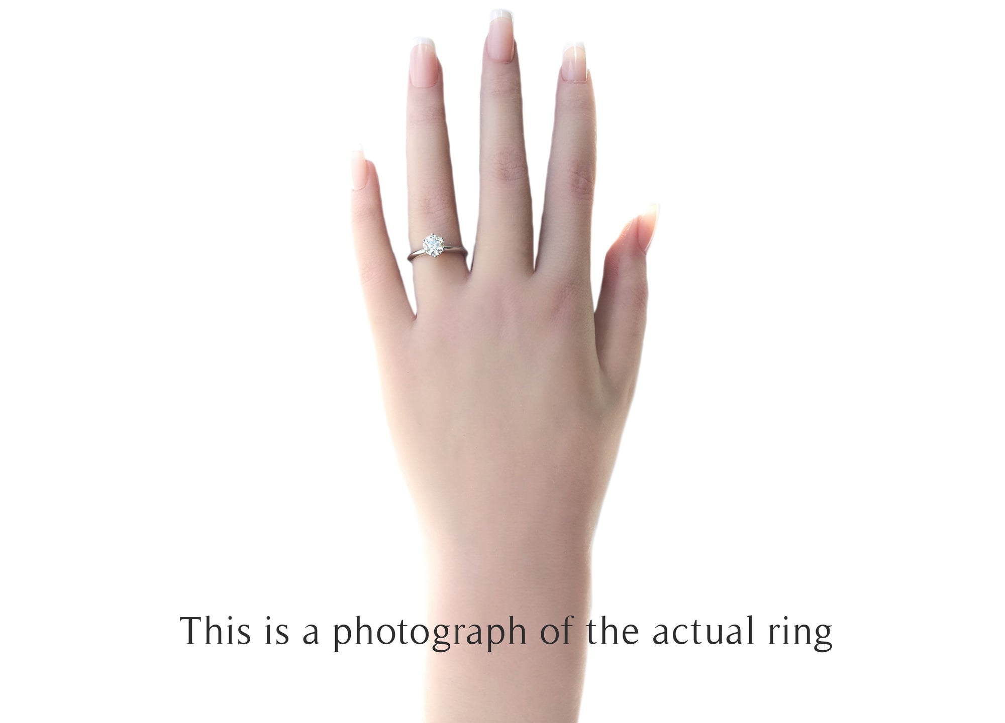 Tiffany & Co 1.01ct I/VS1 Round Brilliant Cut Diamond Engagement Ring