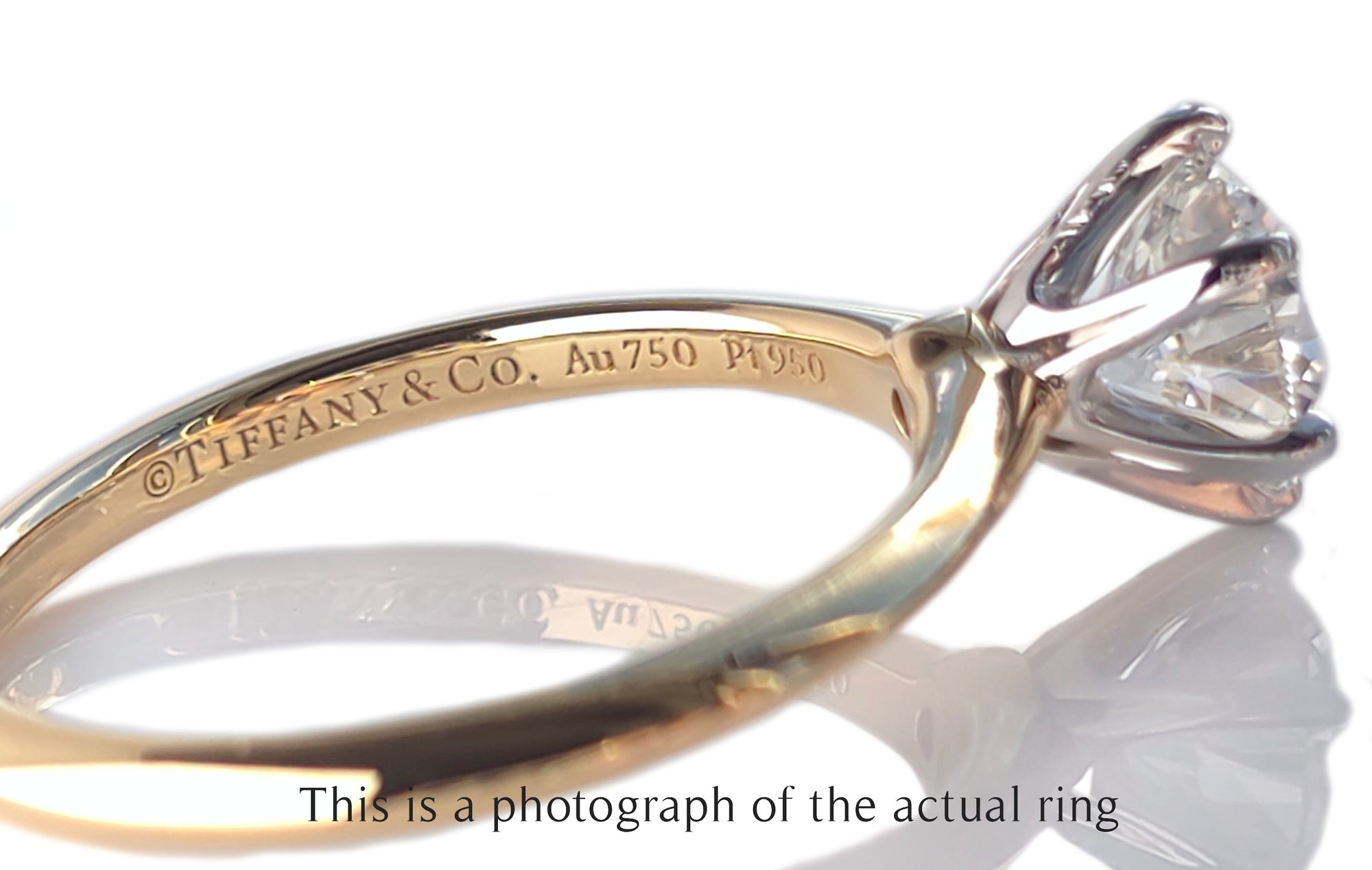Tiffany & Co. 1.33ct H/VS2 Round Brilliant Diamond Engagement Ring