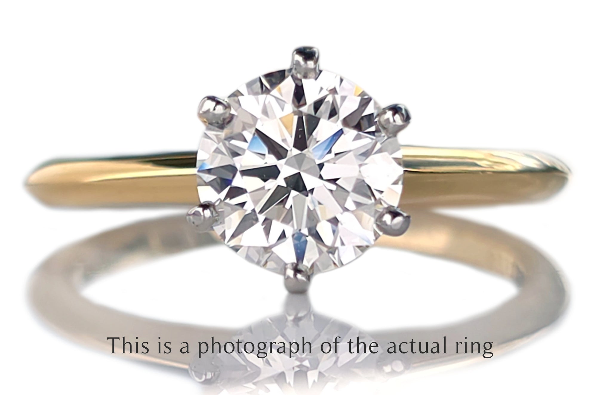 Tiffany & Co. 1.33ct H/VS2 Round Brilliant Diamond Engagement Ring