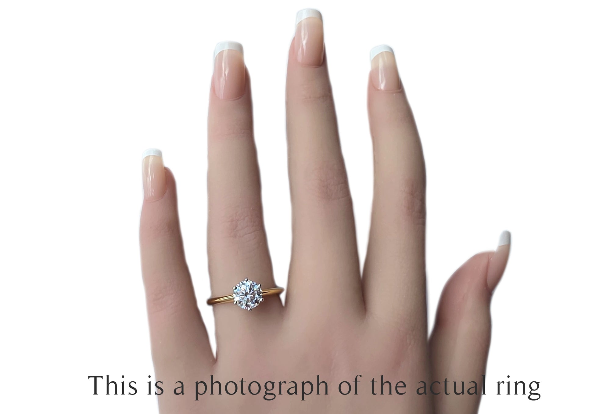 Tiffany & Co. 1.33ct H/VS2 Round Brilliant Diamond Engagement Ring