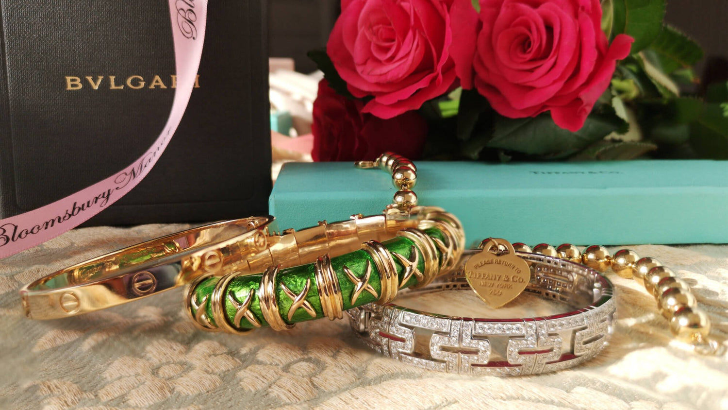 Beautiful Bracelets & Bangles by Bulgari, Cartier & more...