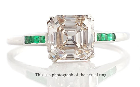 Art Deco Asscher - Bloomsbury Manor Ltd