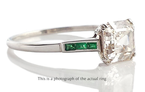 Art Deco Asscher - Bloomsbury Manor Ltd