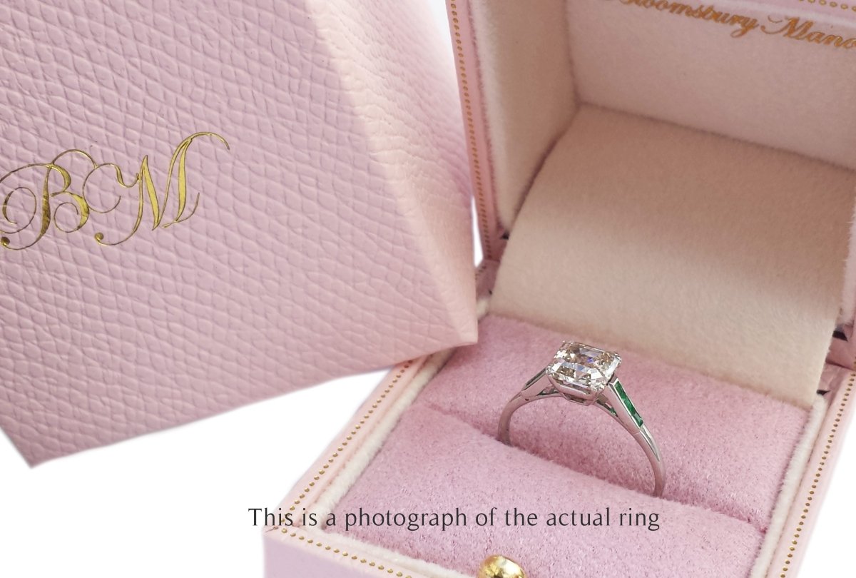 Art Deco Asscher - Bloomsbury Manor Ltd