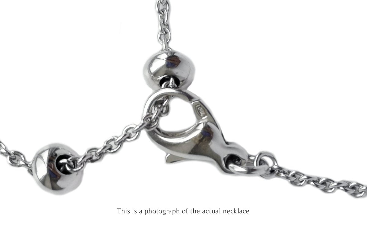 Bulgari Bvlgari Allegra Multi Gem 18k White Gold Necklace - Bloomsbury Manor Ltd