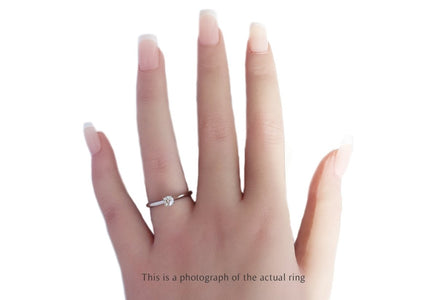 Cartier 0.25ct F/VVS2 1895 Round Brilliant Cut Diamond Engagement Ring - Bloomsbury Manor Ltd
