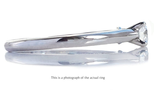 Cartier 0.25ct F/VVS2 1895 Round Brilliant Cut Diamond Engagement Ring - Bloomsbury Manor Ltd