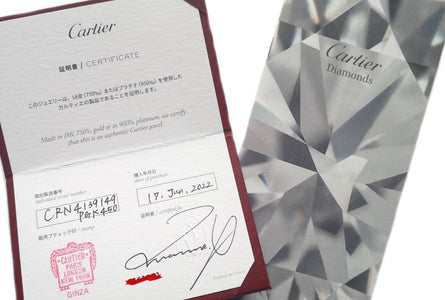 Cartier 0.35ct G/VVS1 Round Brilliant Diamond Engagement Ring - Bloomsbury Manor Ltd