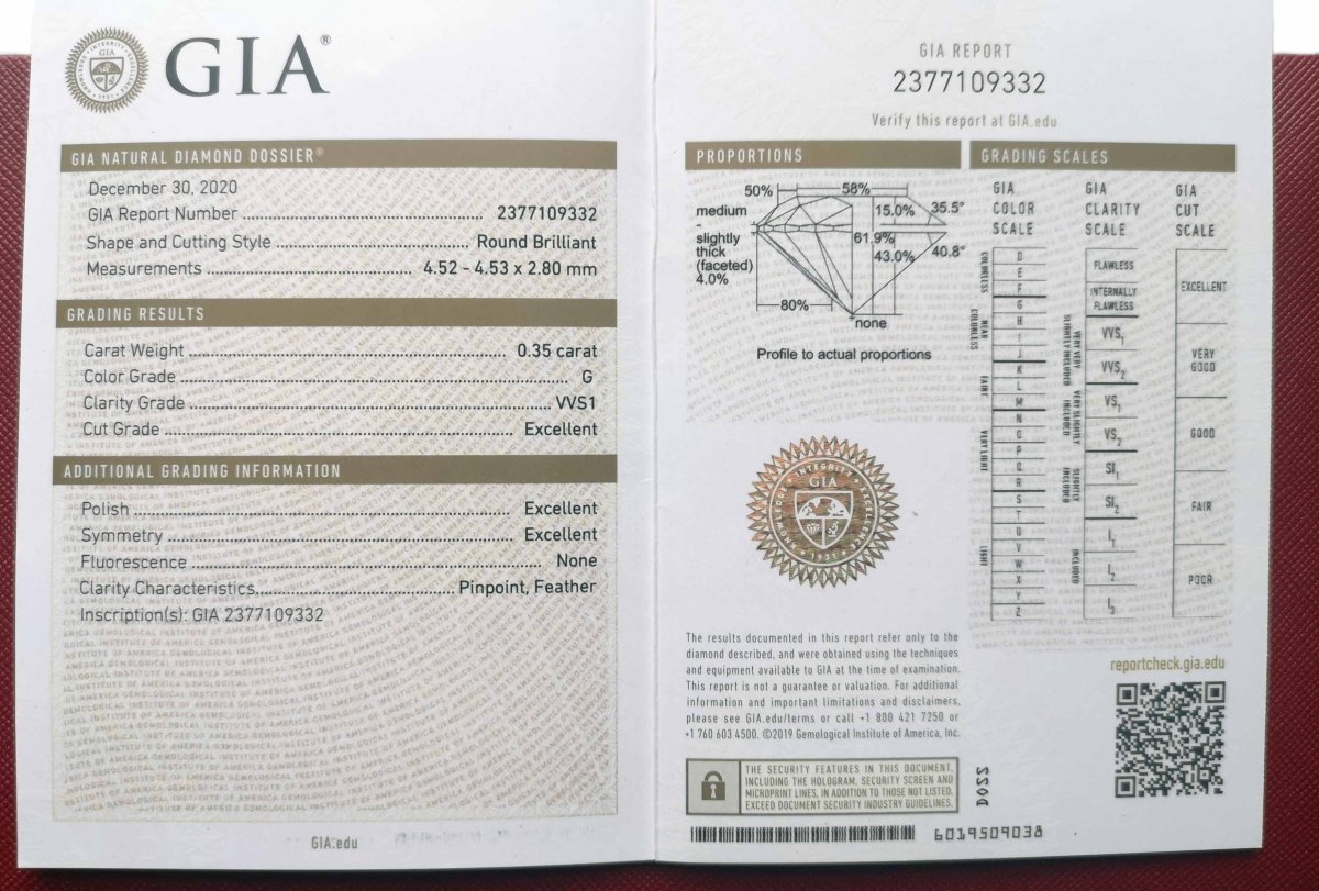 Cartier 0.35ct G/VVS1 Round Brilliant Diamond Engagement Ring - Bloomsbury Manor Ltd