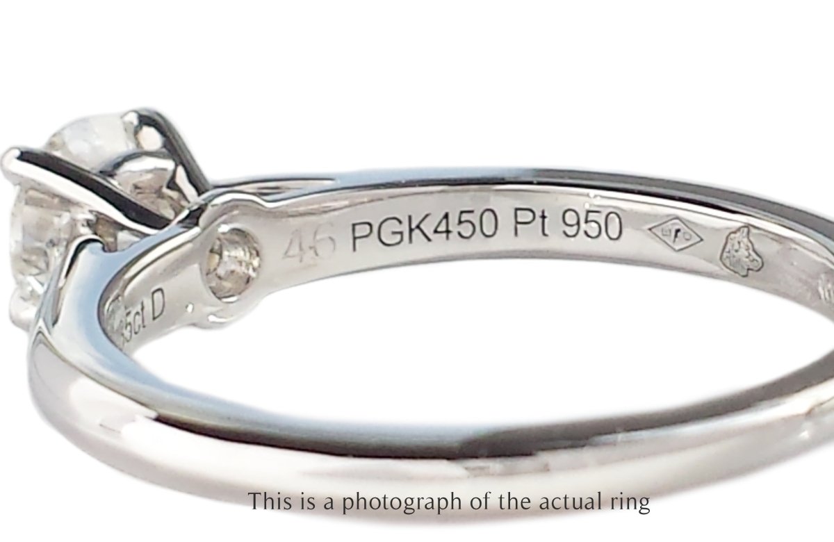 Cartier 0.35ct G/VVS1 Round Brilliant Diamond Engagement Ring - Bloomsbury Manor Ltd