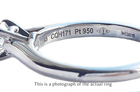 Cartier 0.40ct G/VS1 1895 Round Brilliant Diamond Engagement Ring - Bloomsbury Manor Ltd