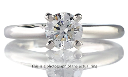 Cartier 0.50ct F/VS1 1895 Round Brilliant Diamond Engagement Ring - Bloomsbury Manor Ltd