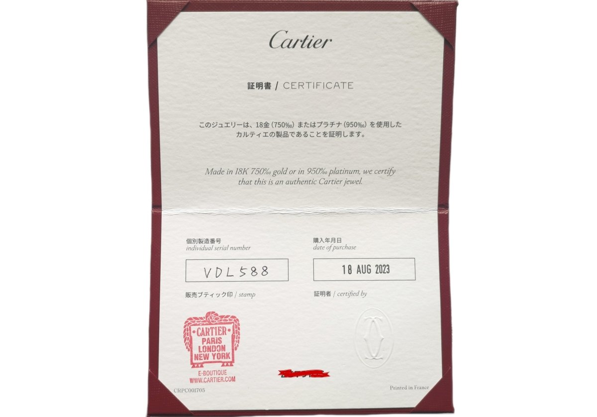 Cartier 0.50ct F/VS1 1895 Round Brilliant Diamond Engagement Ring - Bloomsbury Manor Ltd