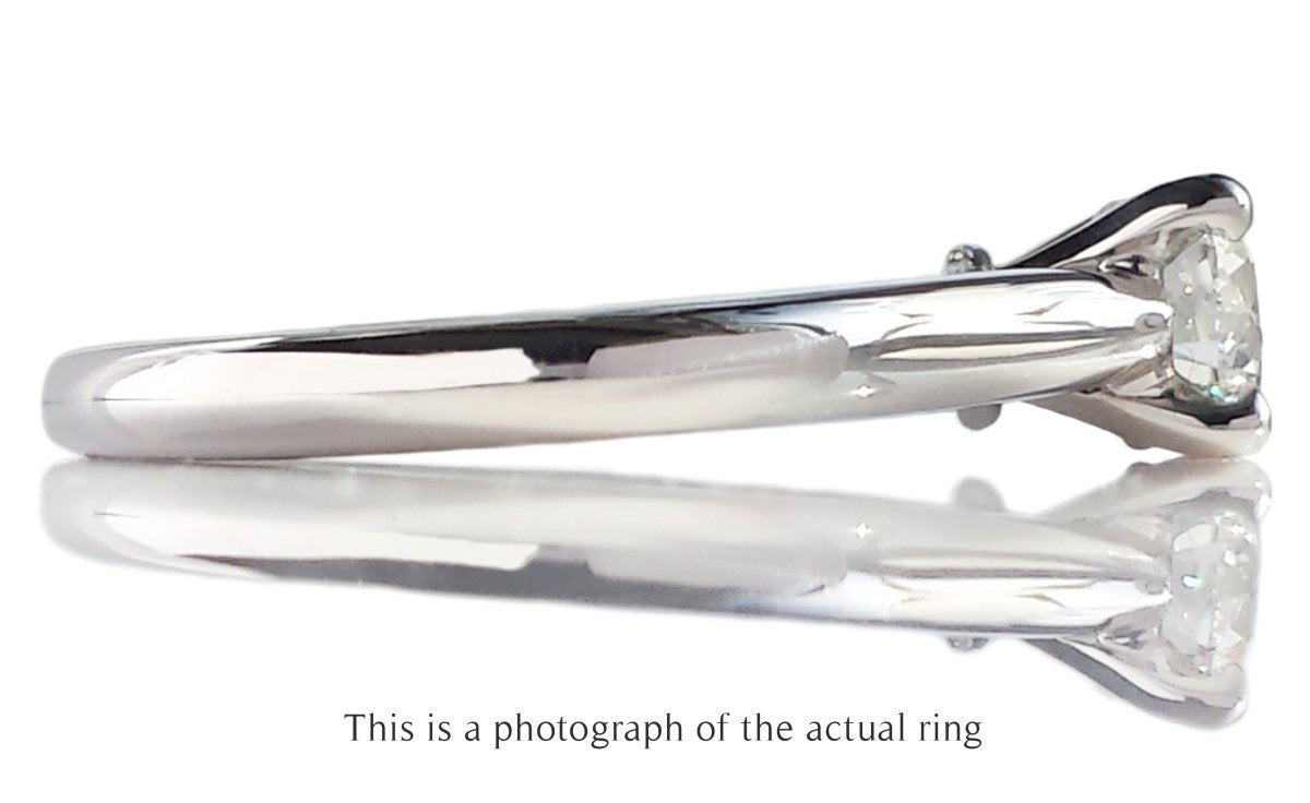 Cartier 0.50ct F/VS1 1895 Round Brilliant Diamond Engagement Ring - Bloomsbury Manor Ltd