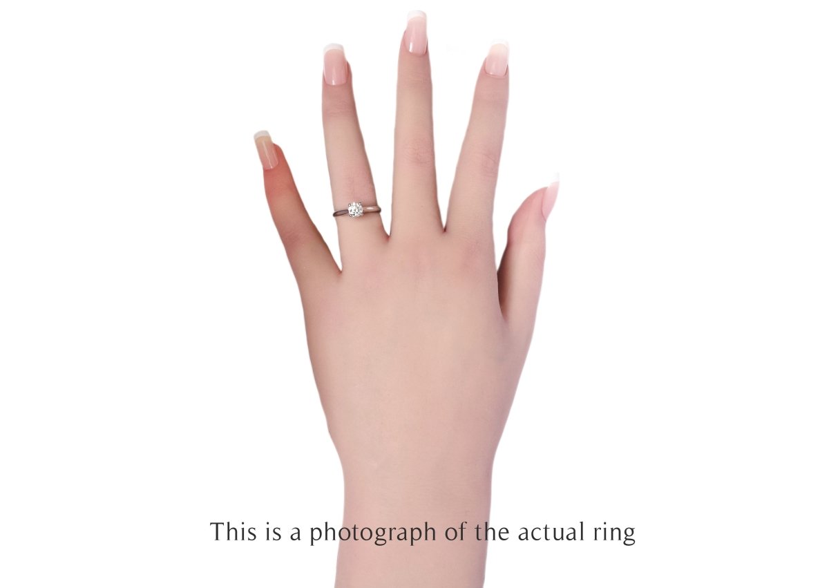 Cartier 0.50ct F/VS1 1895 Round Brilliant Diamond Engagement Ring - Bloomsbury Manor Ltd